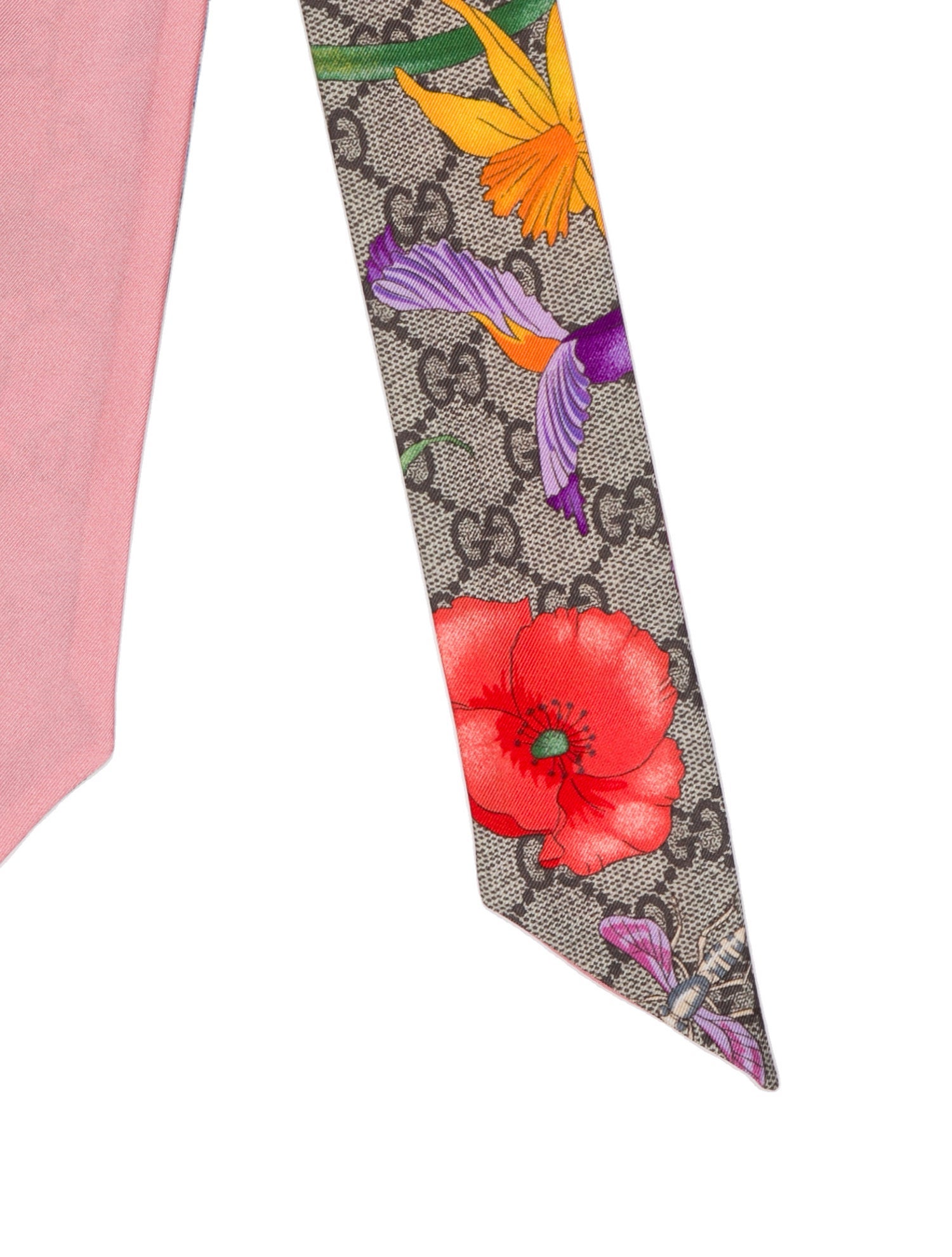 Gucci Silk Blooms Print Scarf w/ Tags