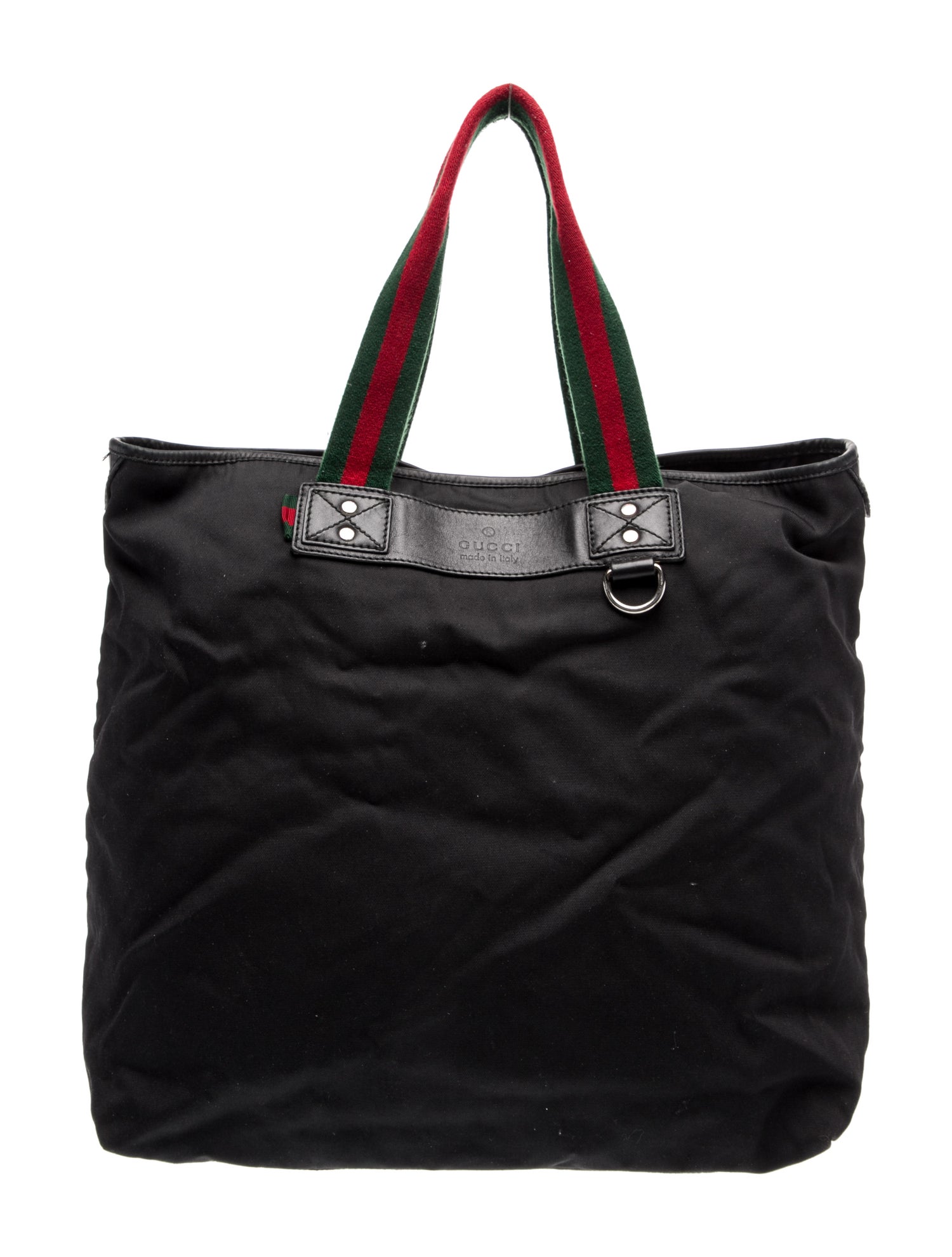Gucci Web Vintage Canvas Tote Large