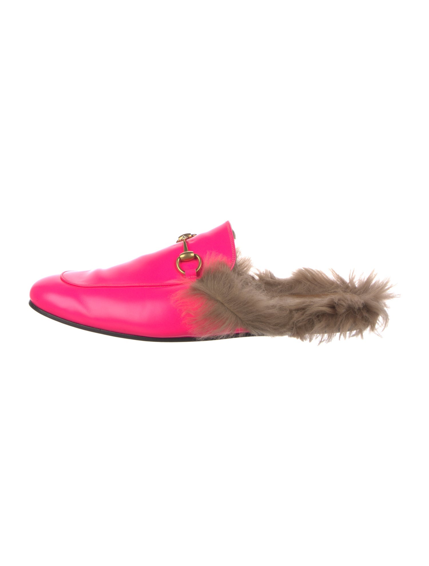 Gucci 1955 Horsebit Accent Leather Slippers