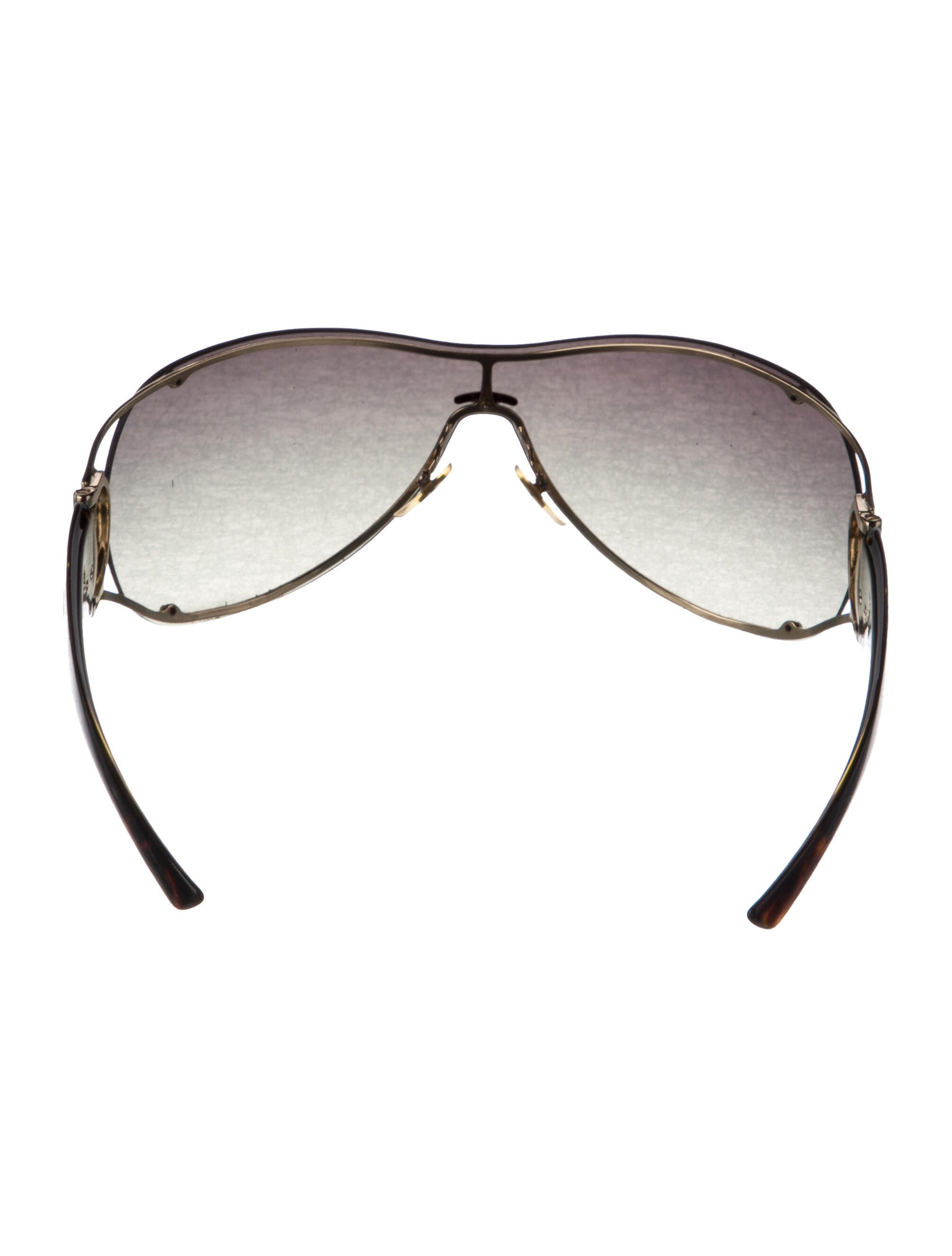 Gucci Hasler Horsebit Accent Shield Sunglasses