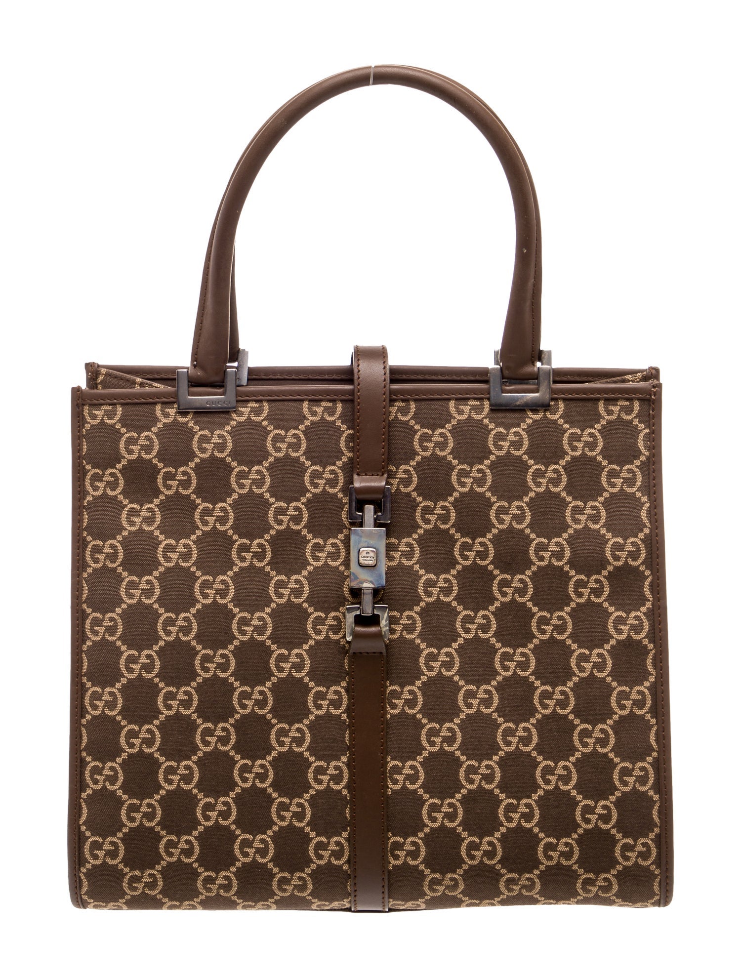 Gucci GG Canvas Top Handle Bag Vintage