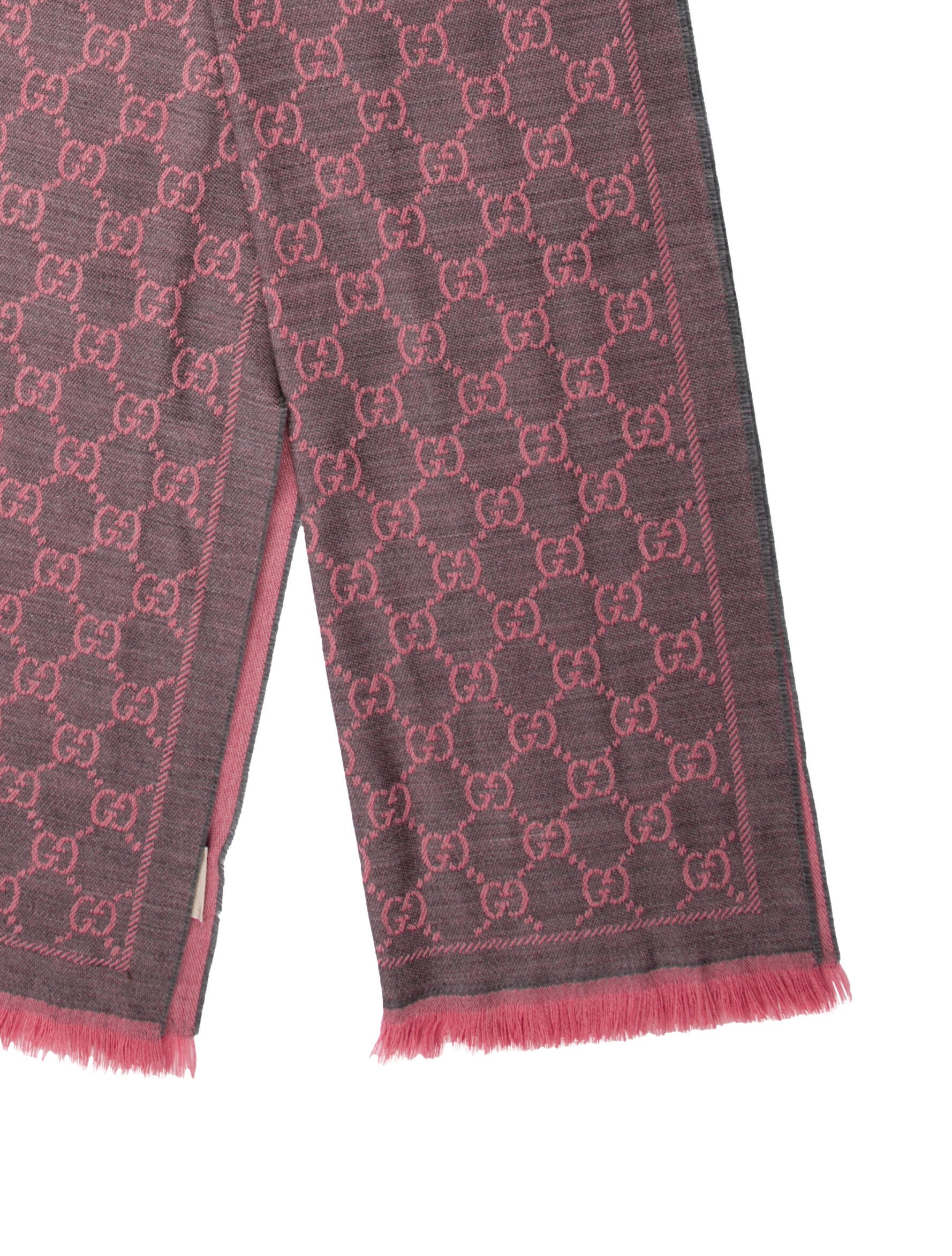 Gucci Wool Printed Scarf