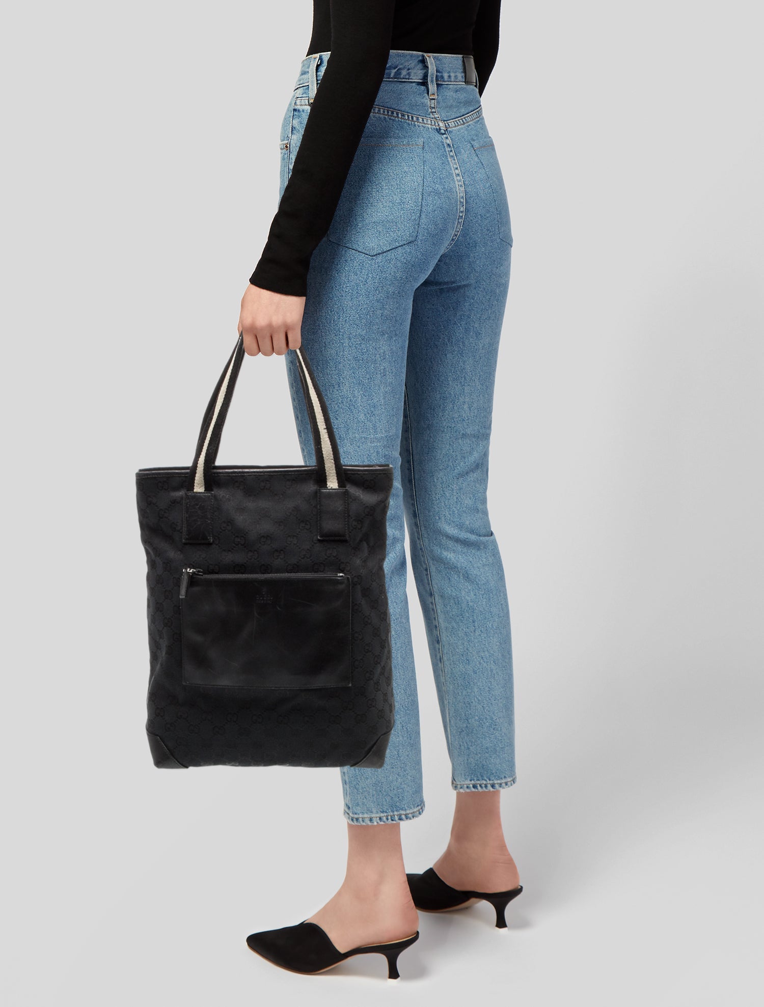 Gucci GG Canvas Vintage Canvas Tote