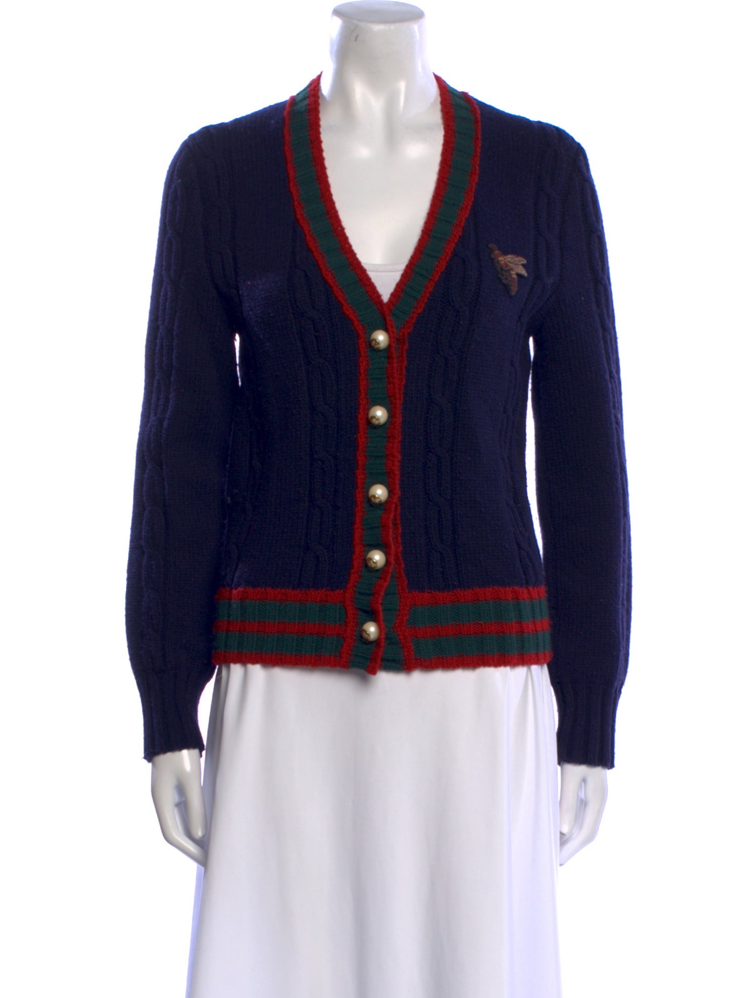 Gucci Wool V-Neck Sweater