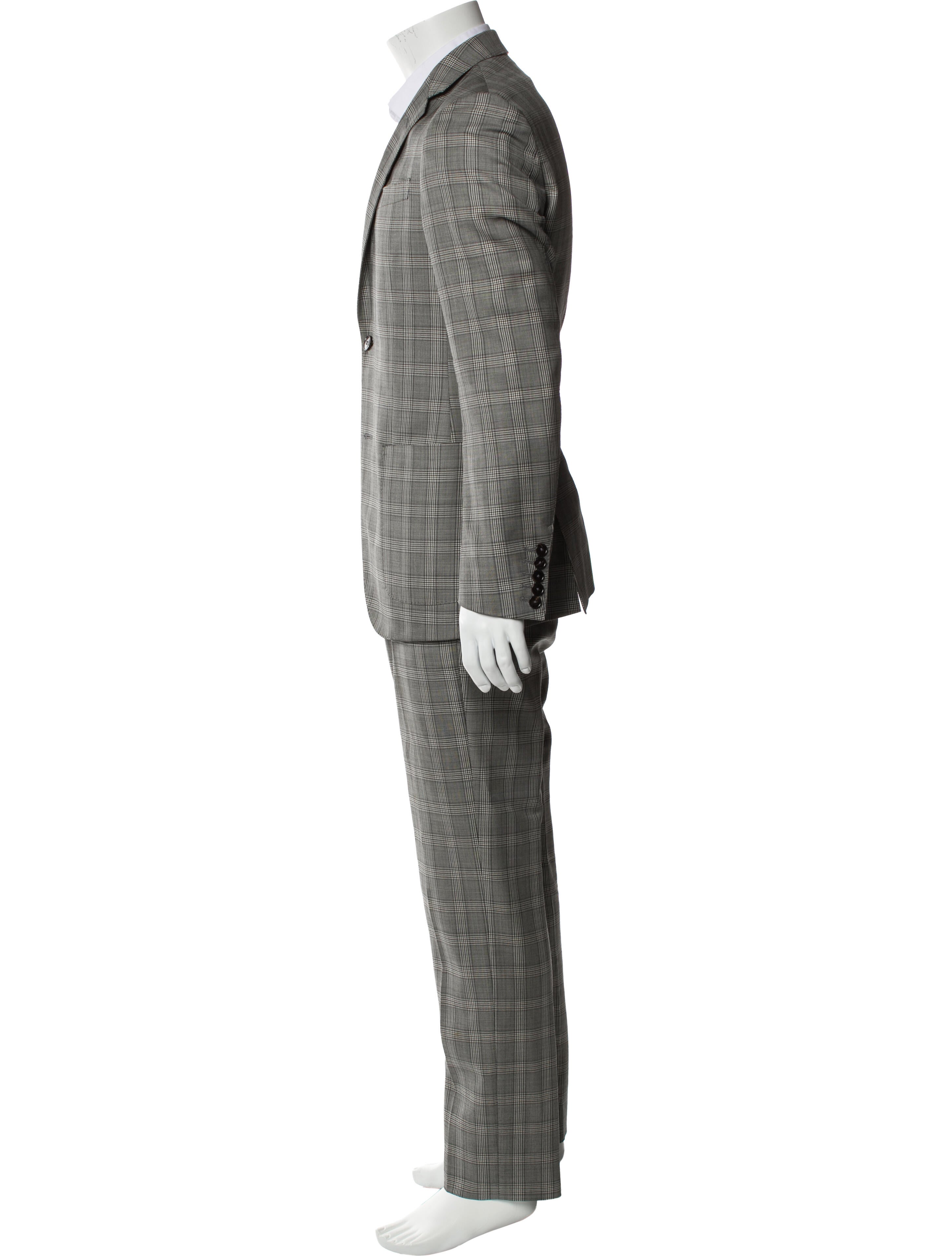 Gucci Wool Pattern Two Piece Suit