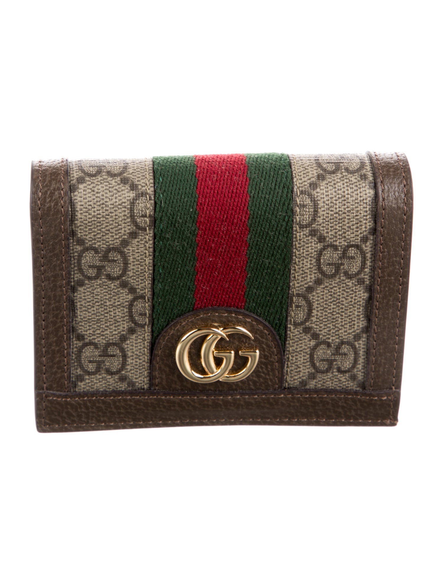 Gucci Ophidia Card Case GG Supreme Wallet