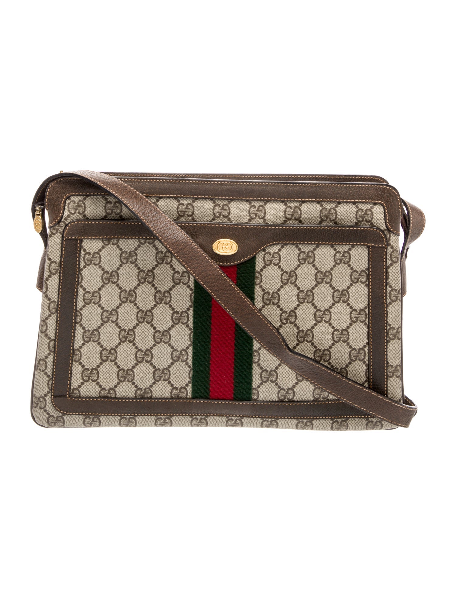 Gucci GG Supreme Shoulder Bag Vintage