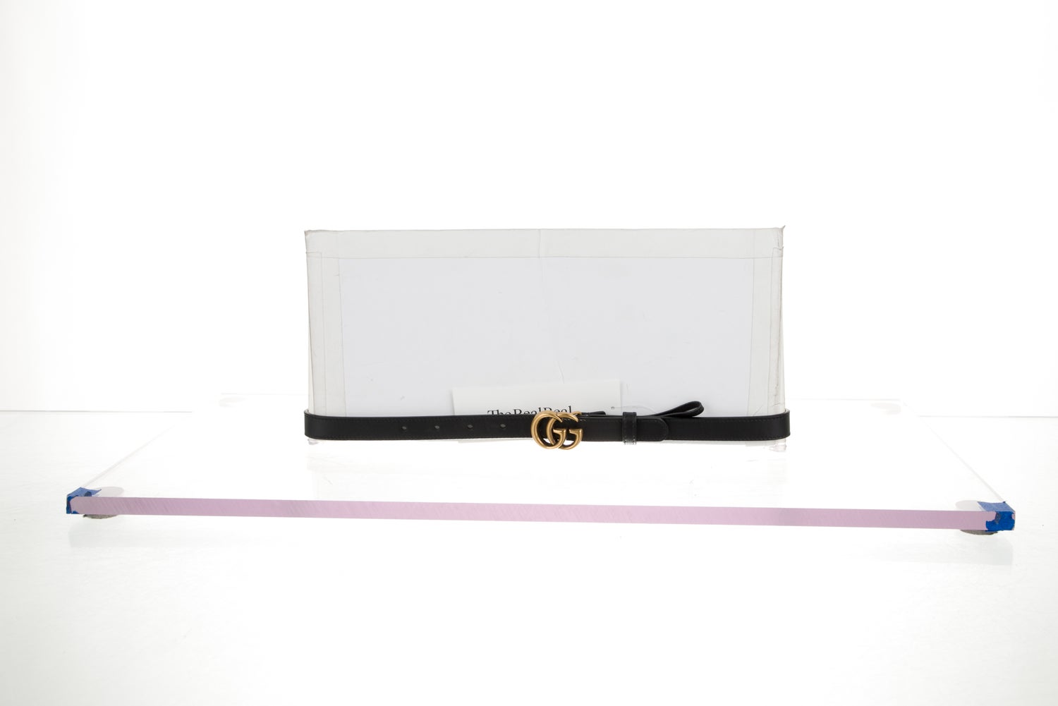 Gucci Double G Logo Leather Belt Kit