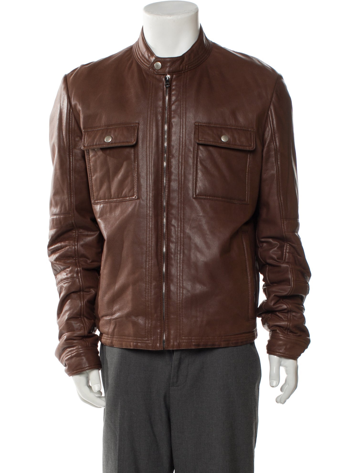 Gucci Lambskin Utility Jacket