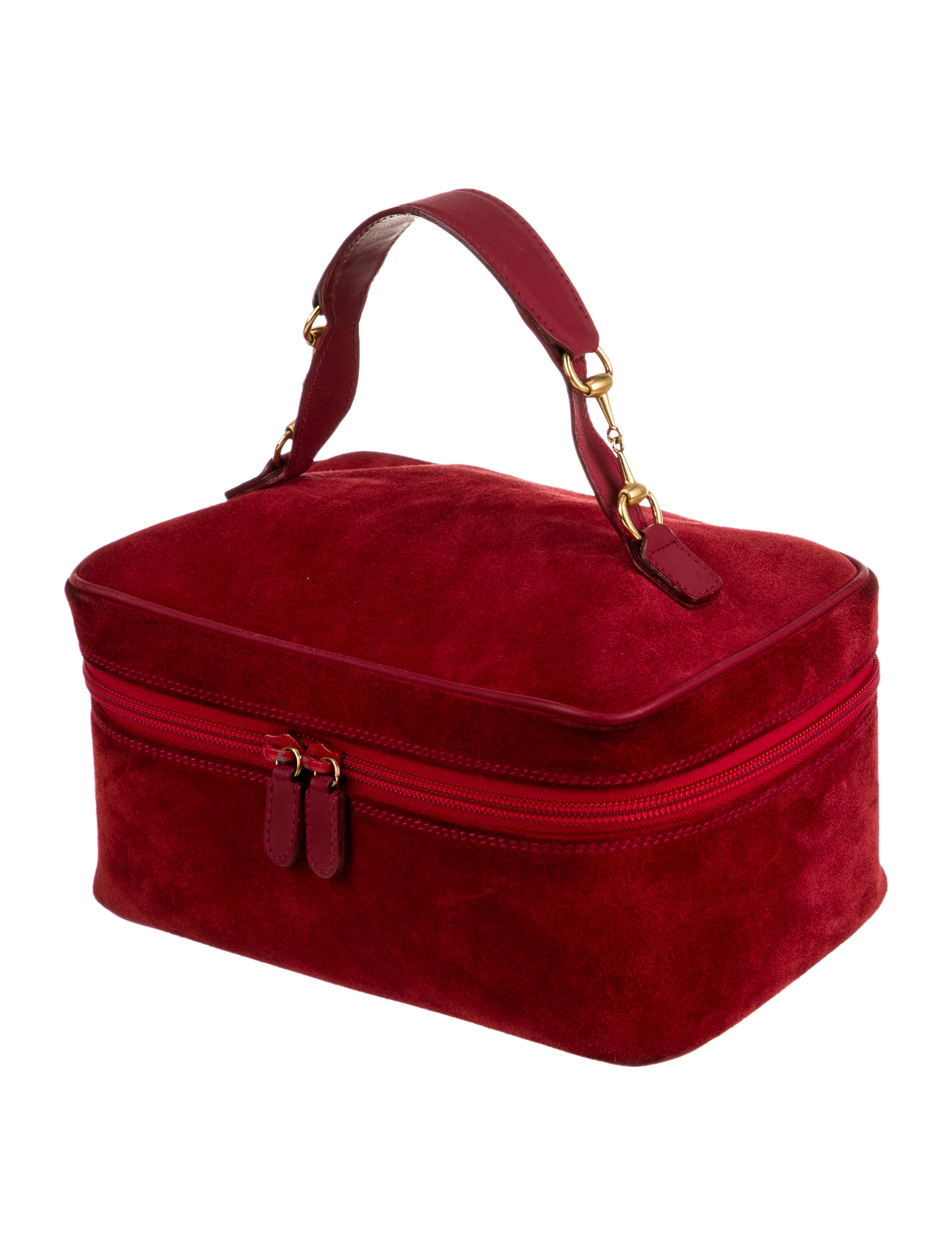 Gucci Suede Cosmetic Bag