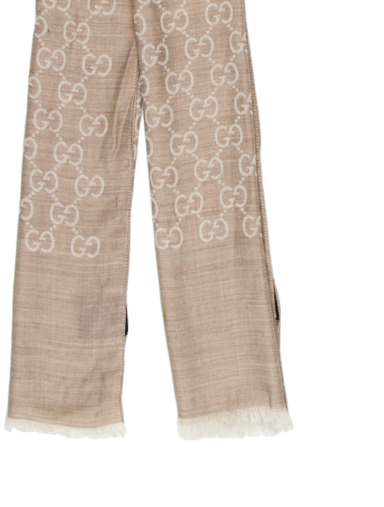 Gucci Wool GG Logo Scarf