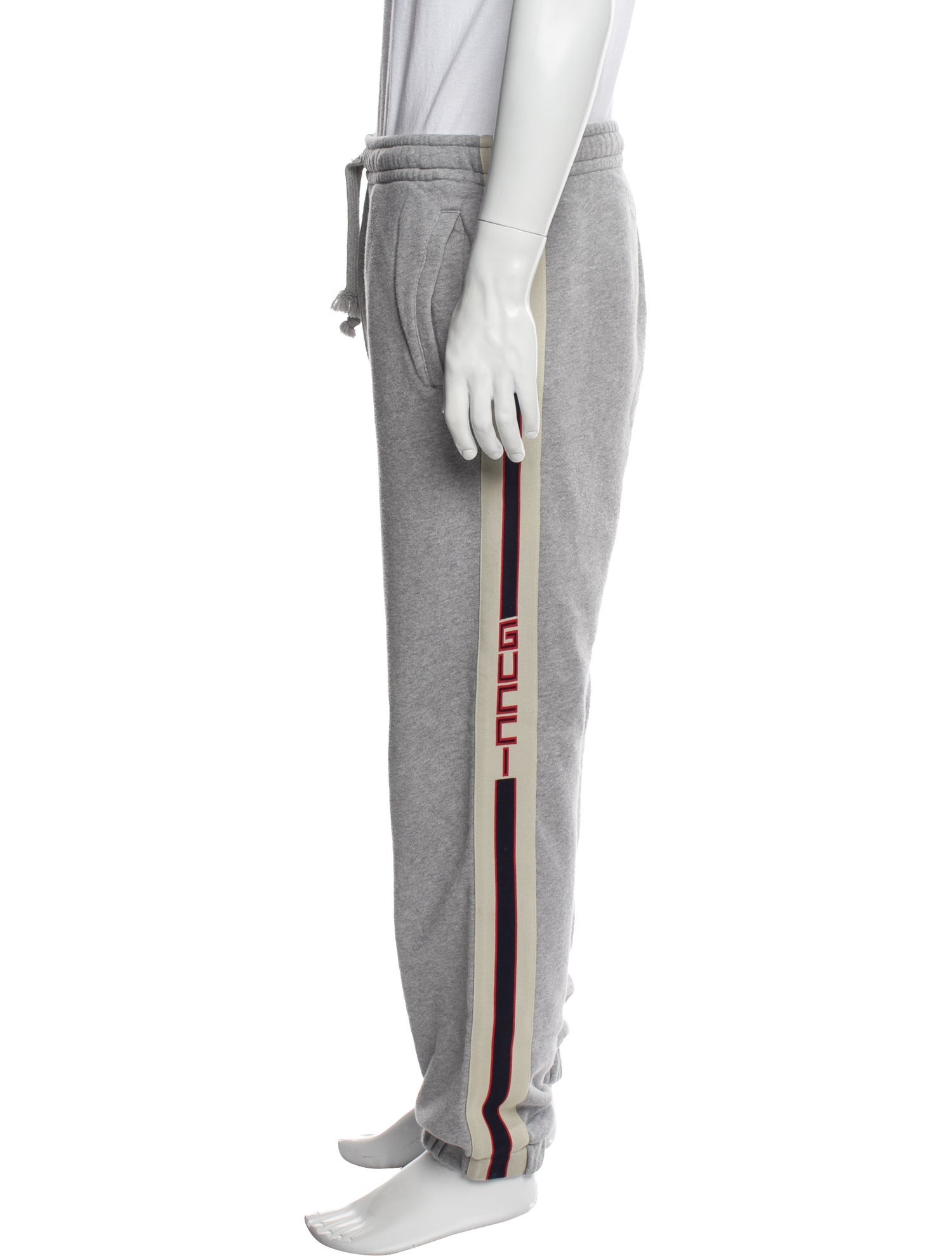 Gucci Sylvie Web Accent Embroidered Accent Lounge Bottoms