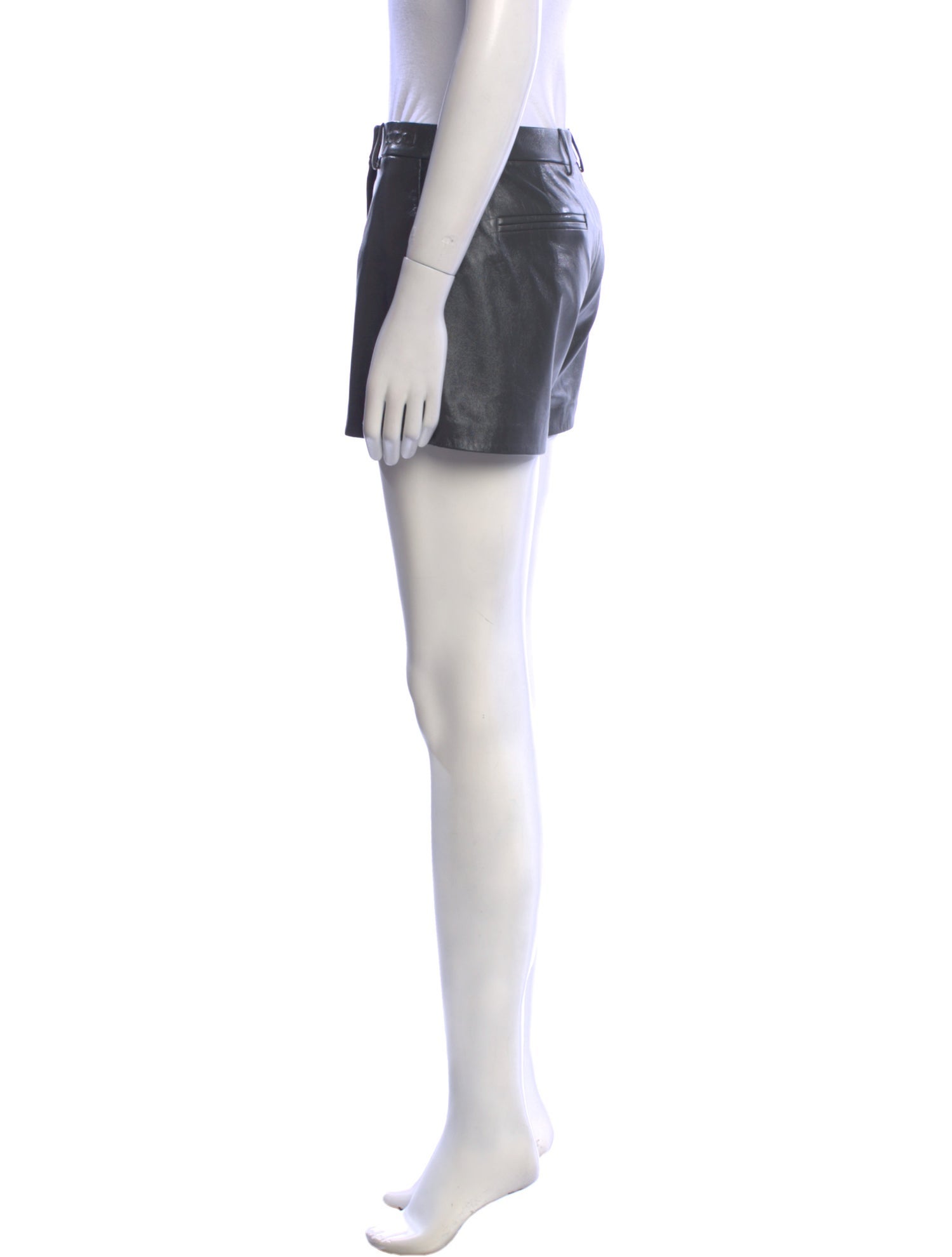 Gucci Leather Mini Shorts