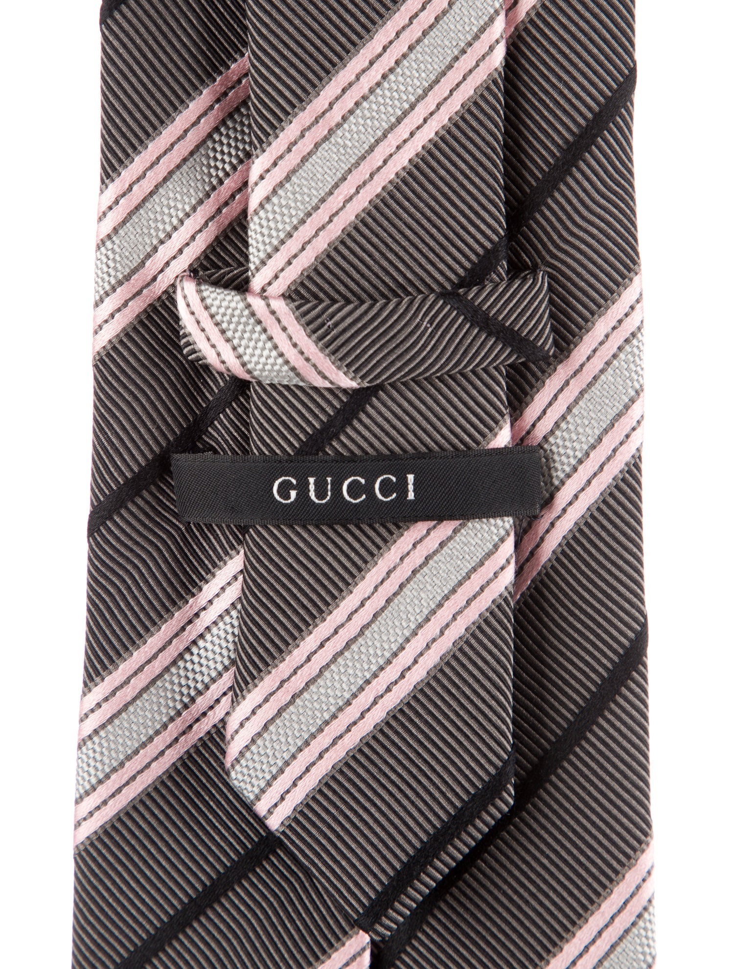 Gucci Pattern Print Silk Tie