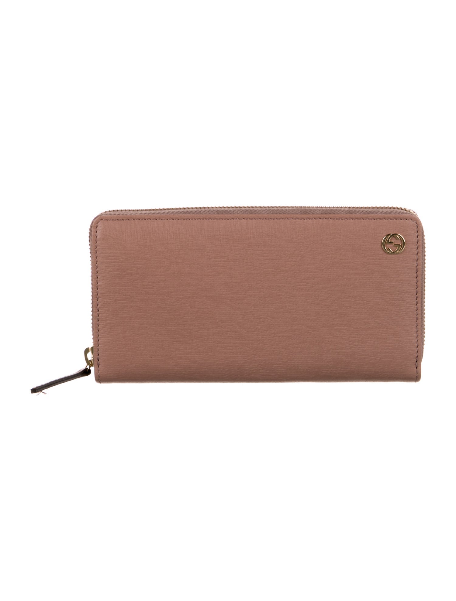 Gucci Interlocking G Zip Interlocking G Logo Continental Wallet