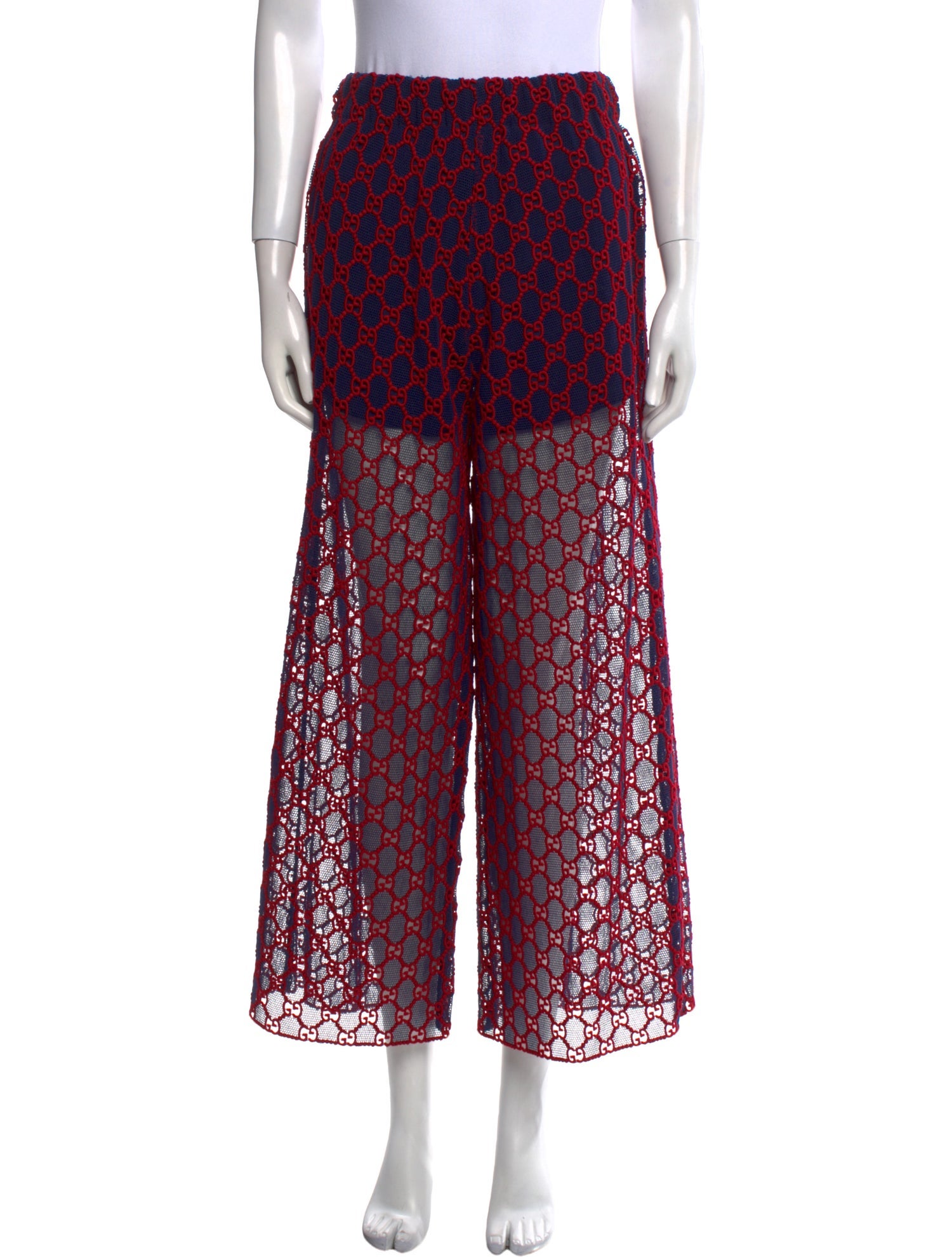 Gucci Mesh Wide Leg Pants w/ Tags