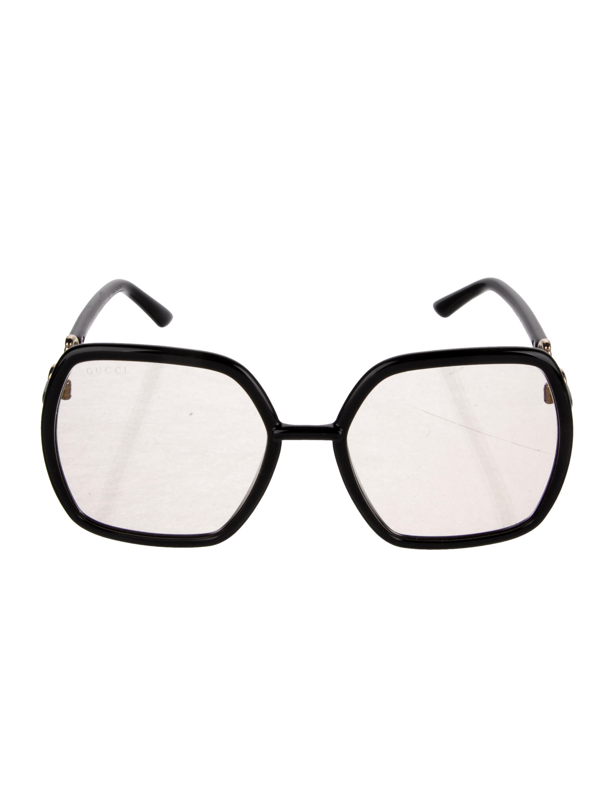 Gucci Square Mirrored Sunglasses