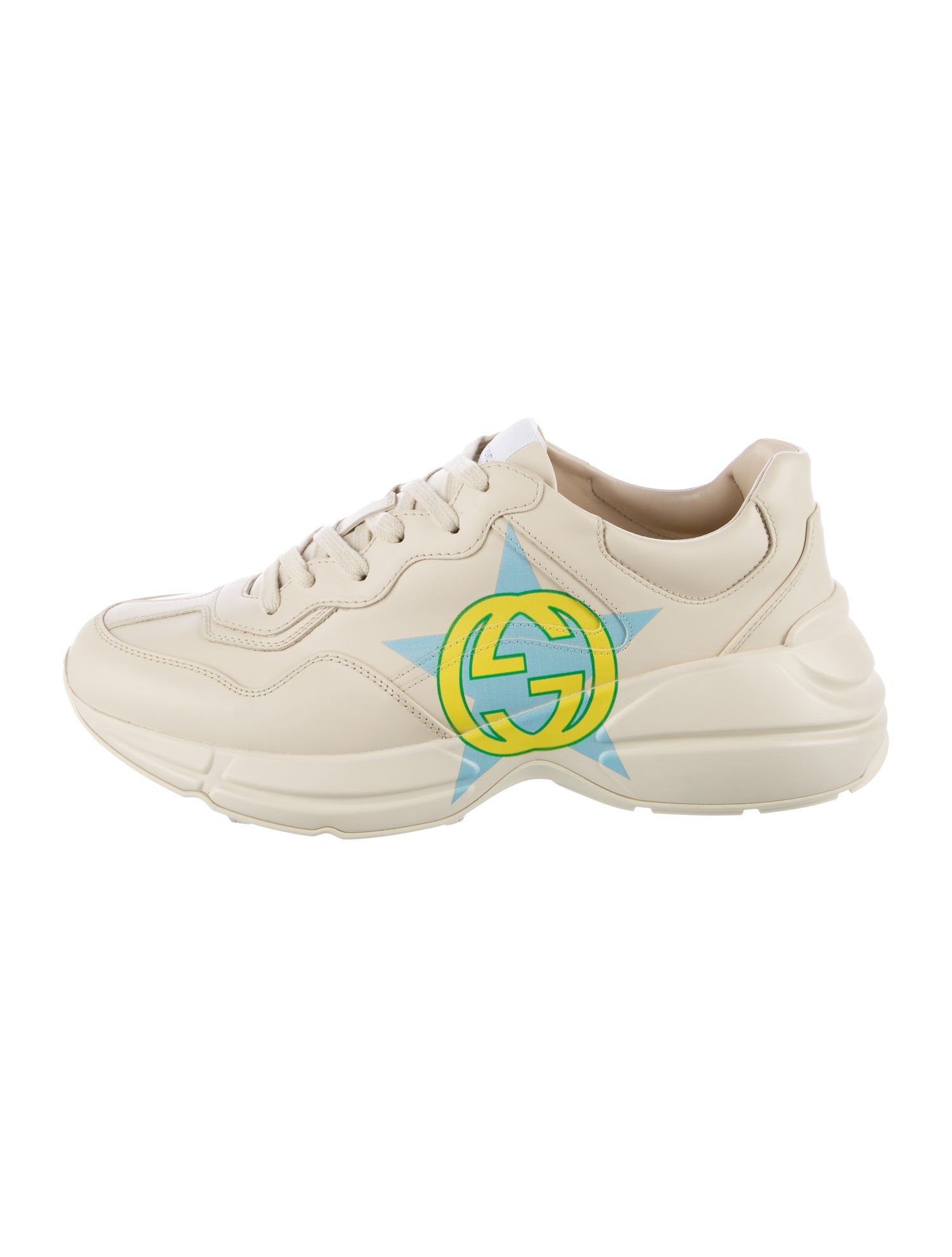 Gucci Interlocking G Logo Leather Sneakers