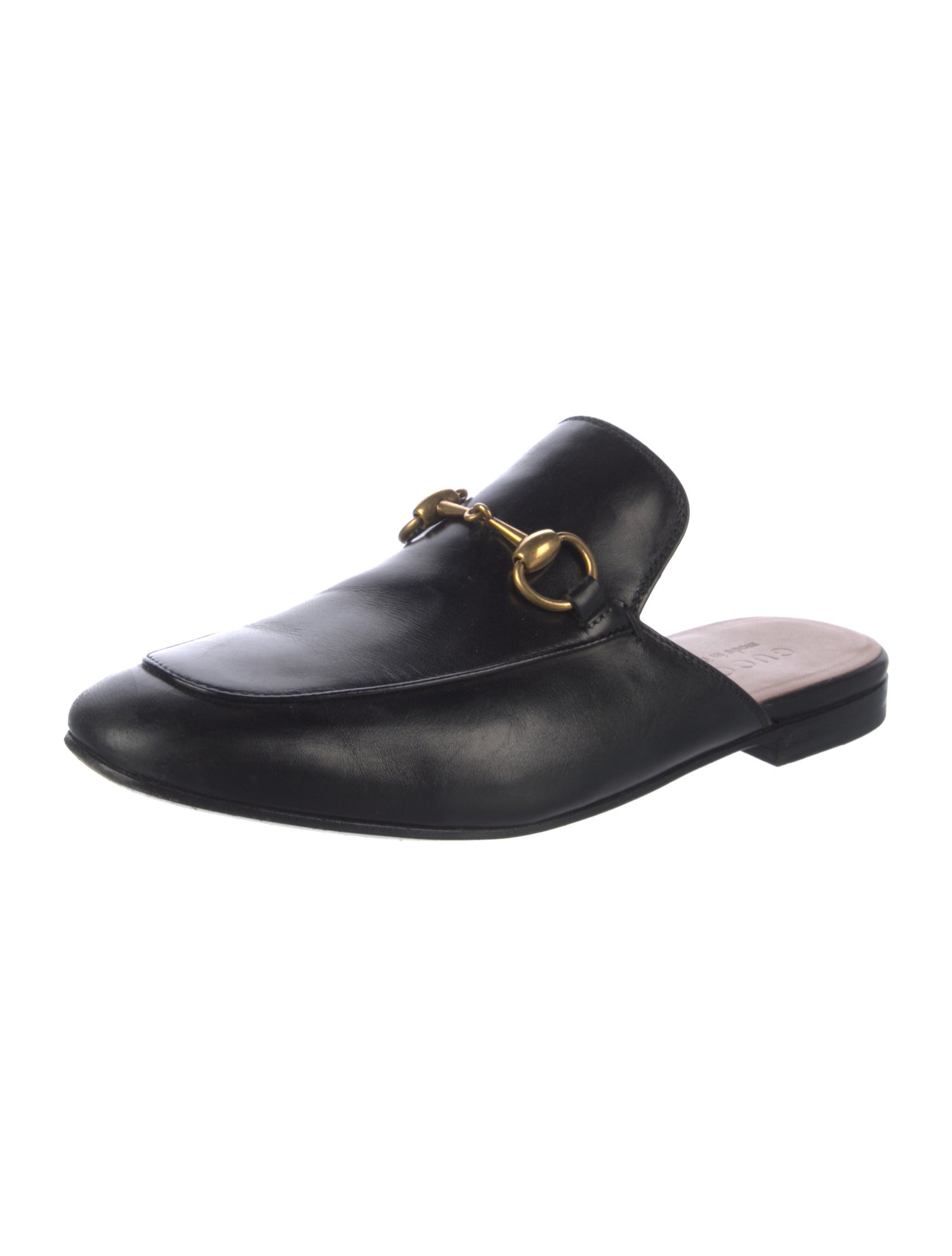 Gucci Horsebit Accent Leather Loafers