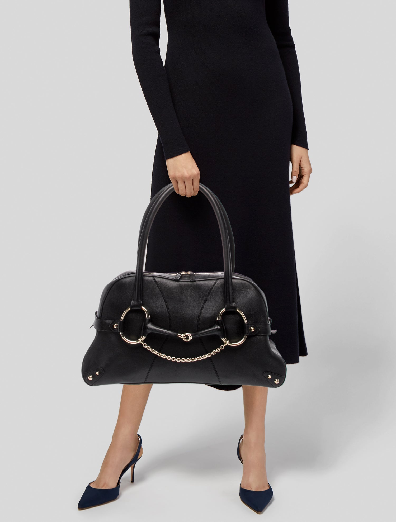 Gucci GG Canvas Horsebit Chain