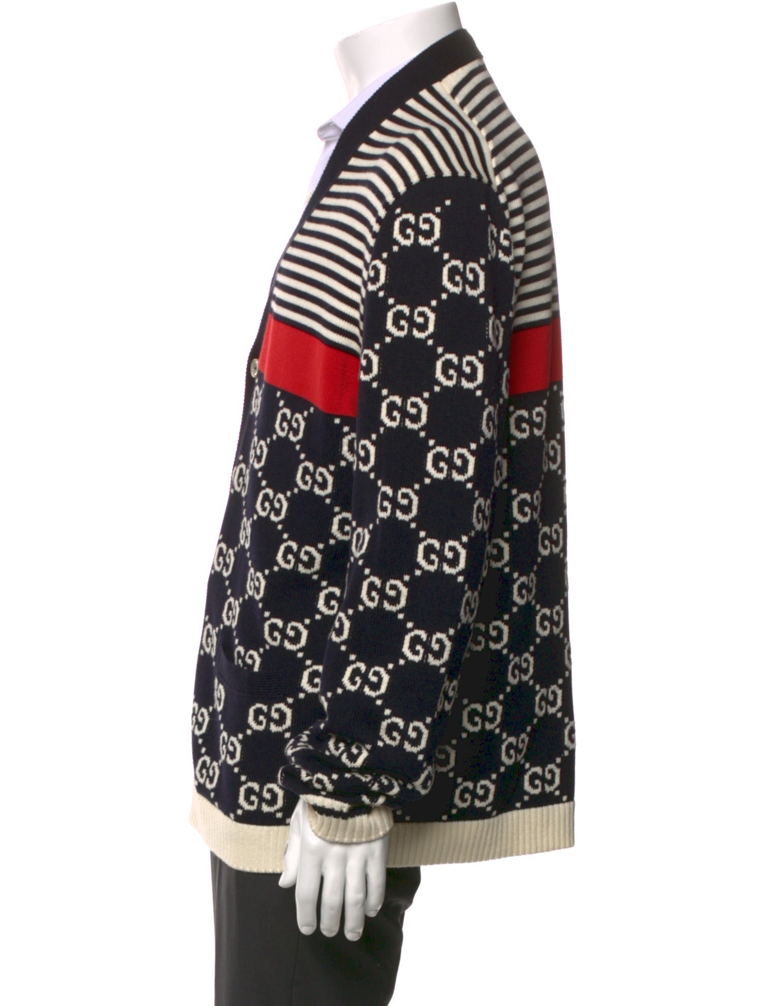 Gucci 2019 GG Logo Cardigan