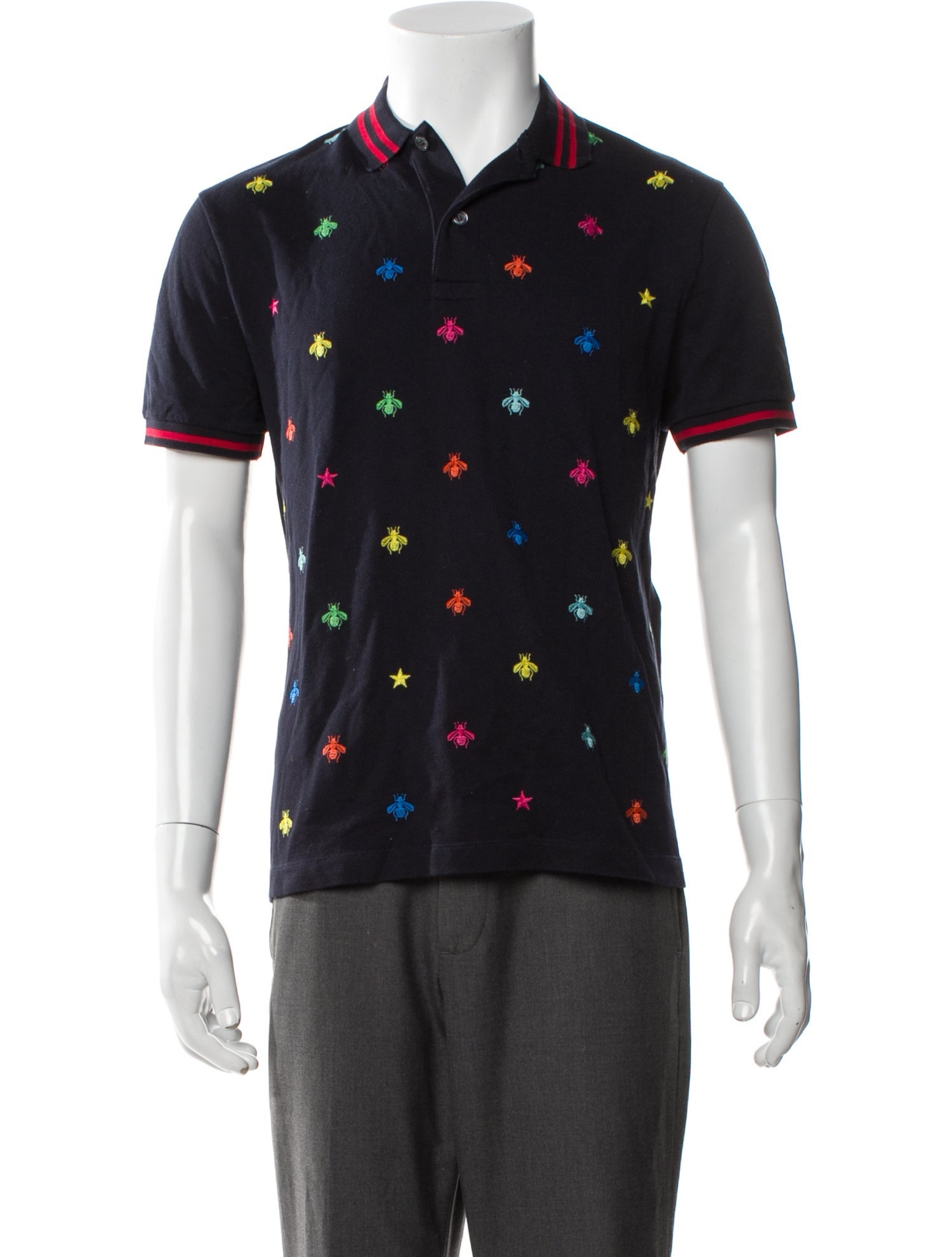 Gucci 2017 Sylvie Web Accent Polo Shirt