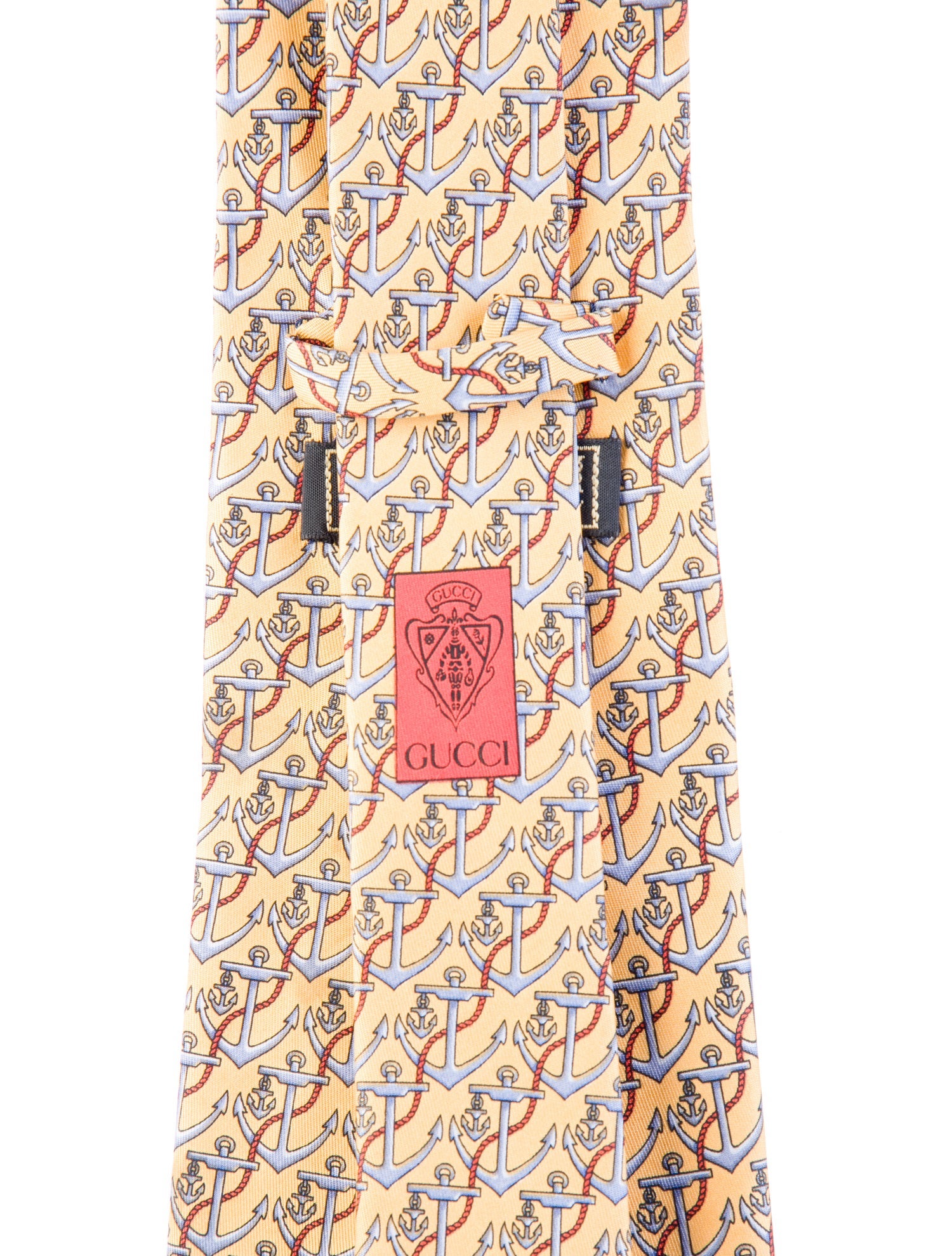 Gucci Pattern Print Silk Tie