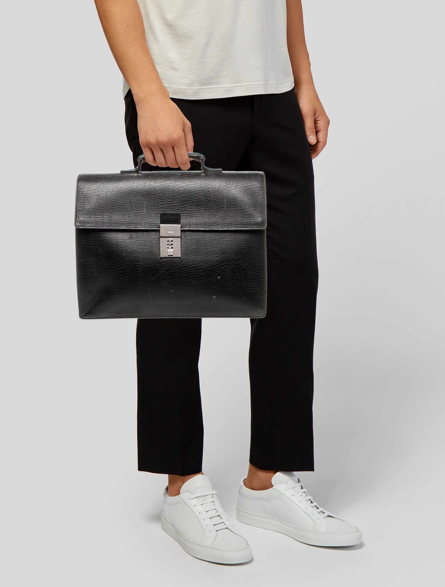 Gucci Leather Briefcase Vintage