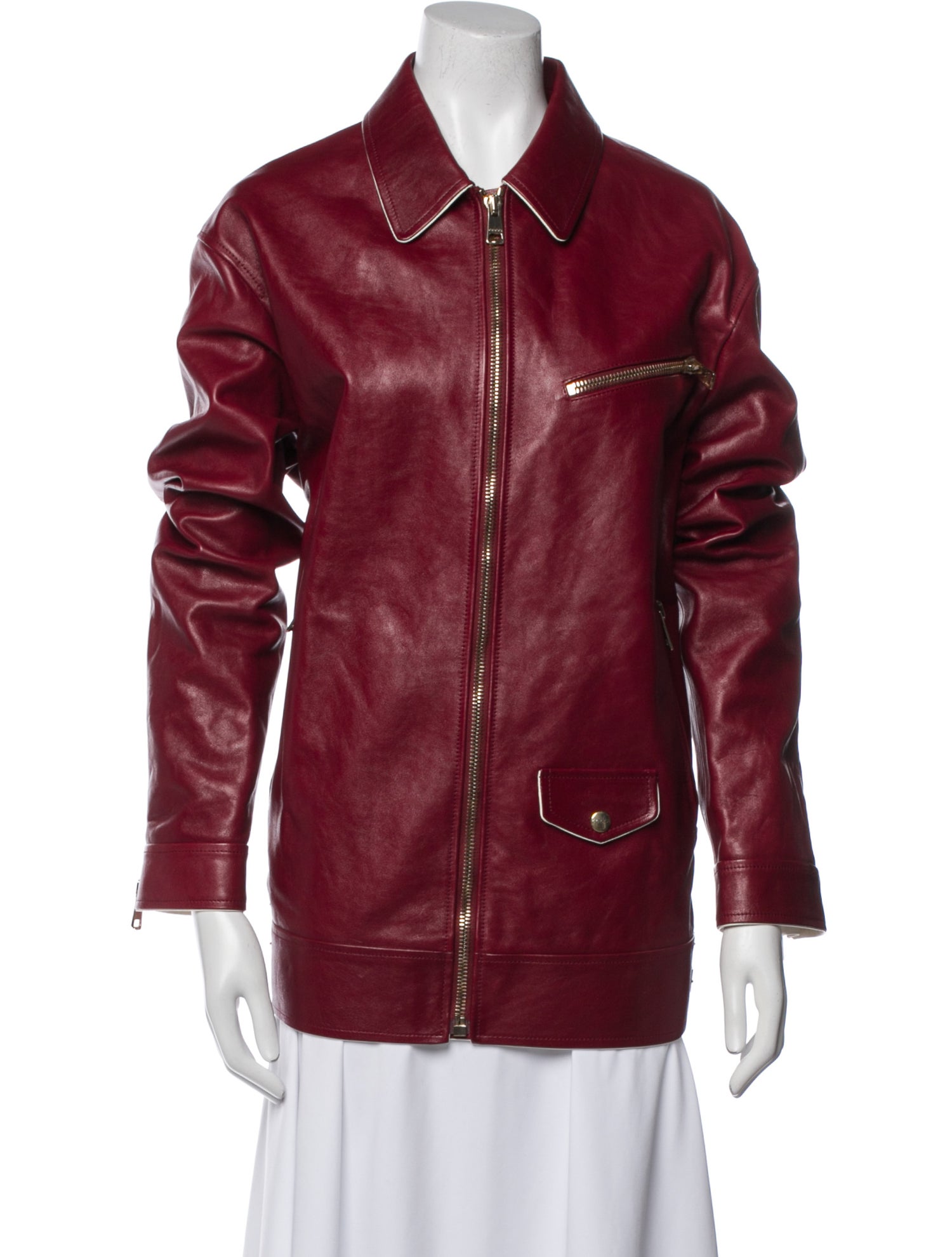 Gucci Leather Biker Jacket