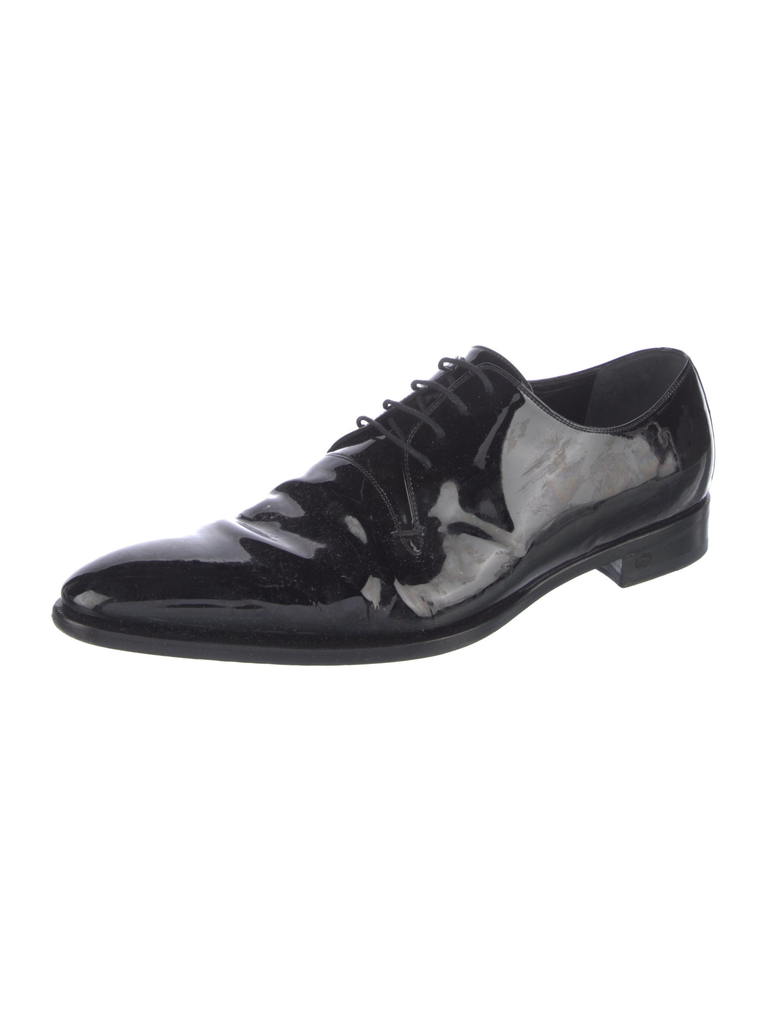 Gucci Patent Leather Derby Shoes