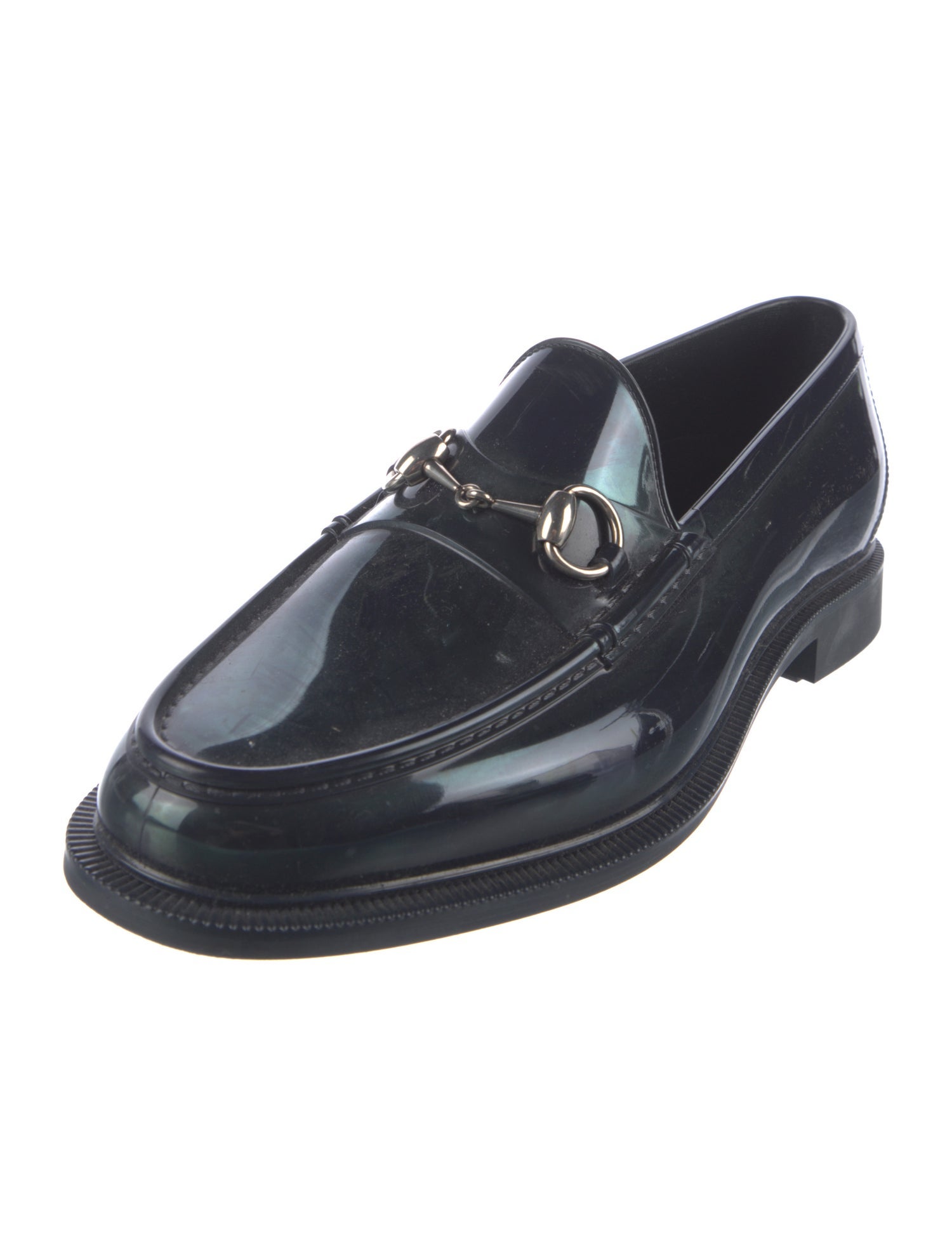 Gucci 1955 Horsebit Accent Rubber Loafers
