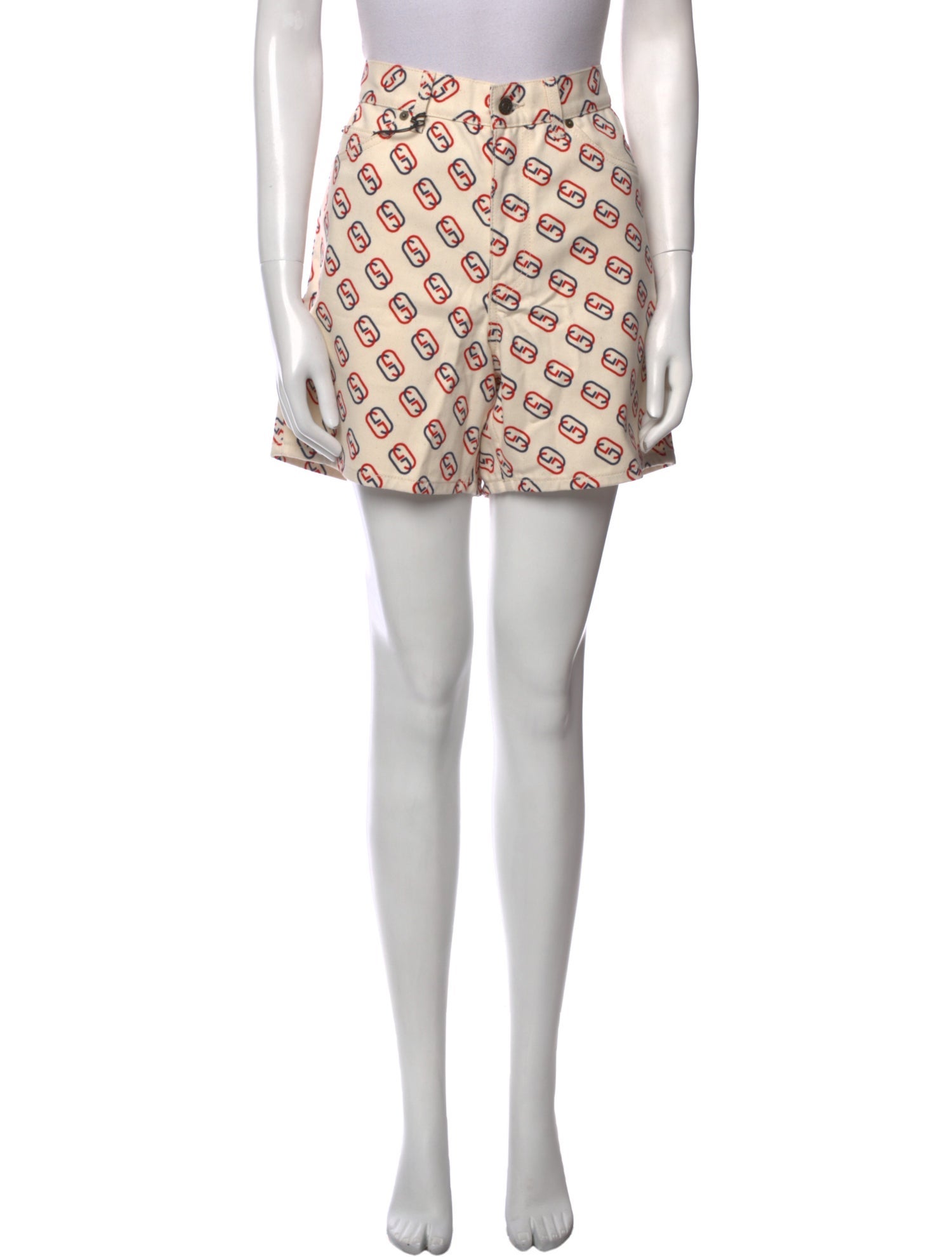 Gucci Interlocking G Logo Flat Front Shorts w/ Tags