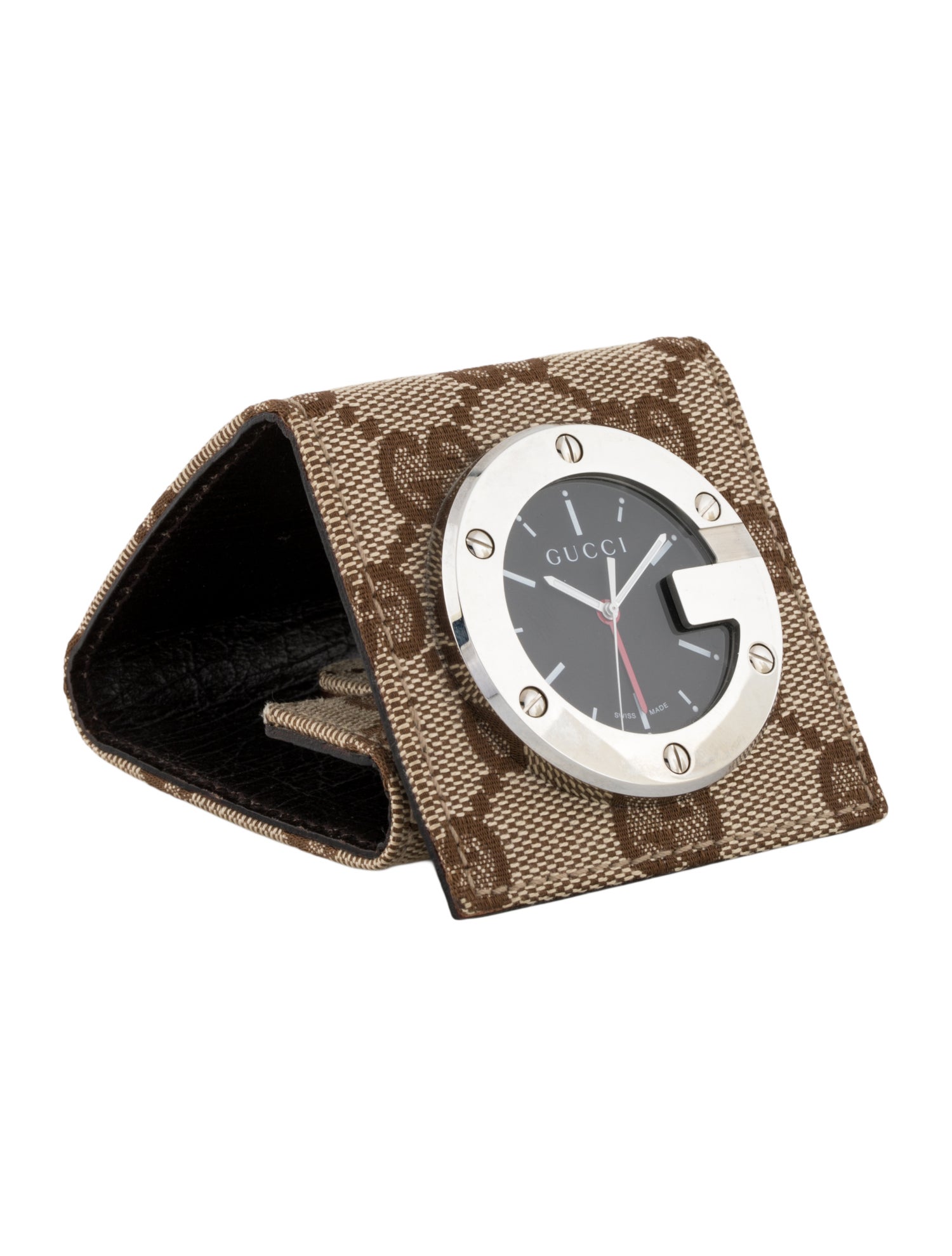 Gucci Travel Table Alarm Clock Watch
