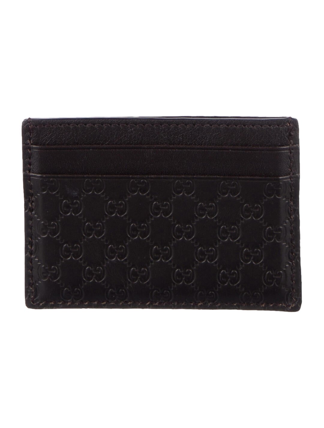 Gucci Card Holder Microguccissima Pattern Wallet