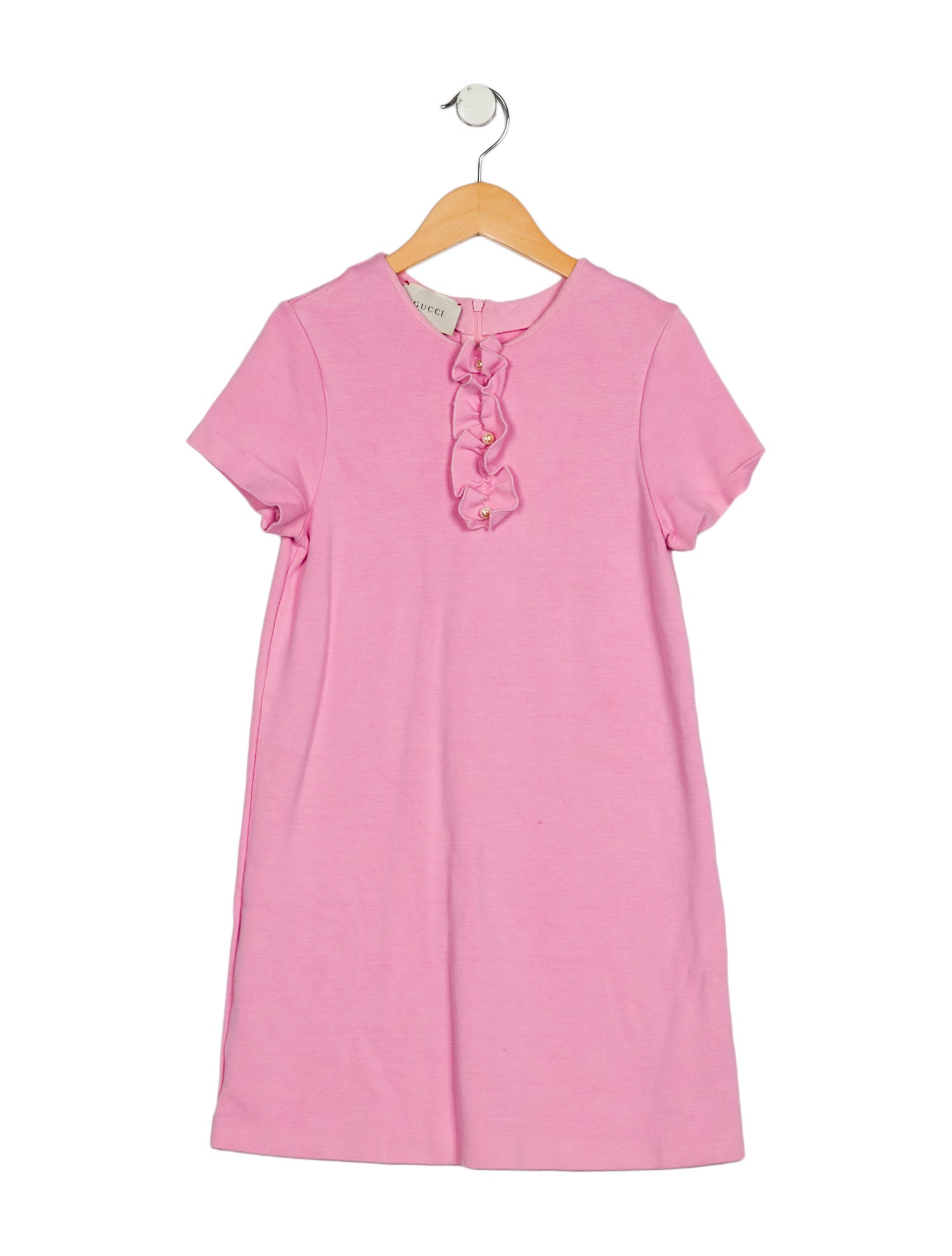 Gucci Pink Short Sleeve Zip Dress
