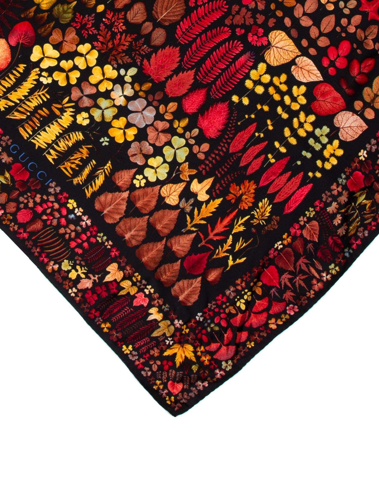 Gucci Silk Blooms Print Scarf