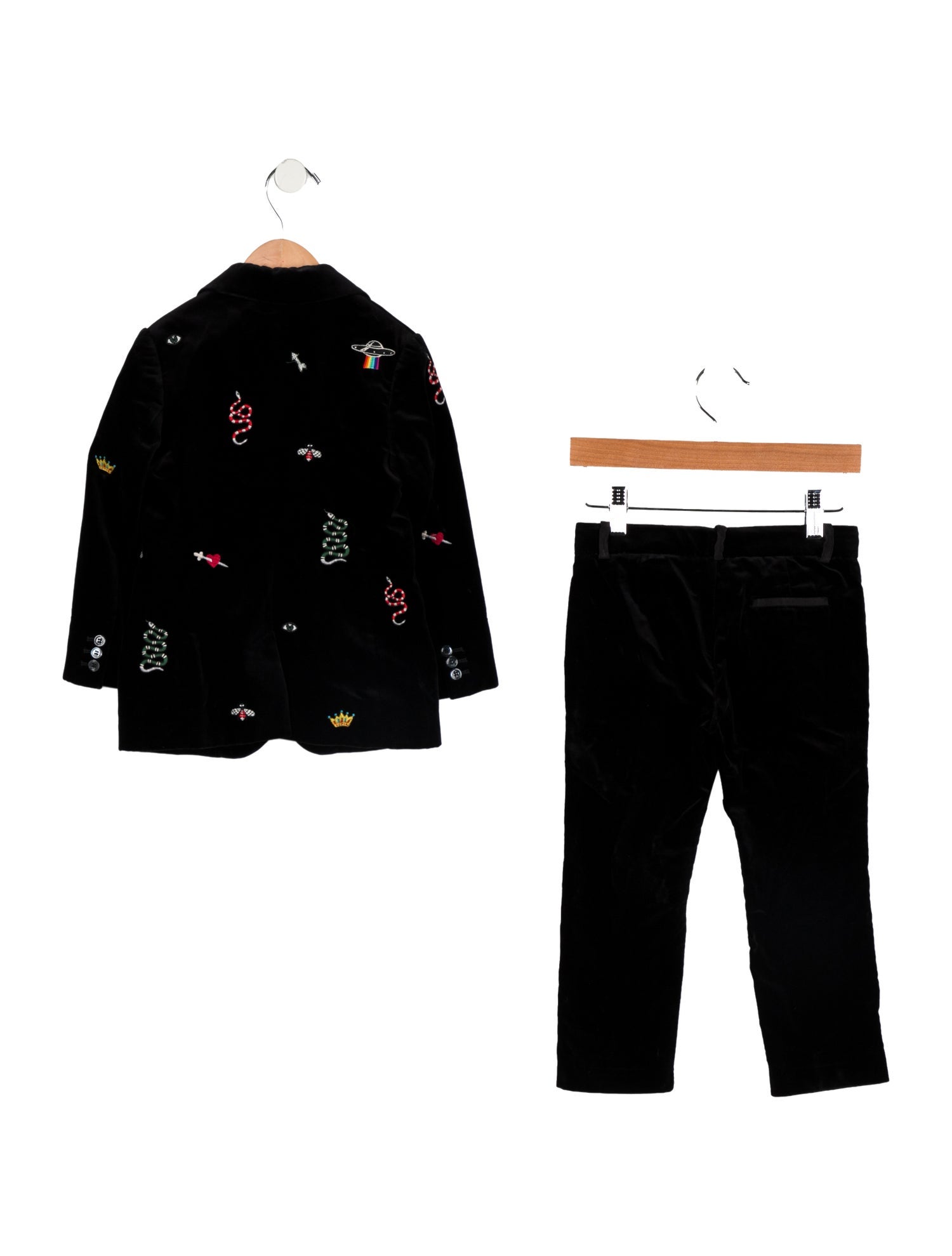 Gucci Embroidered Suit Set