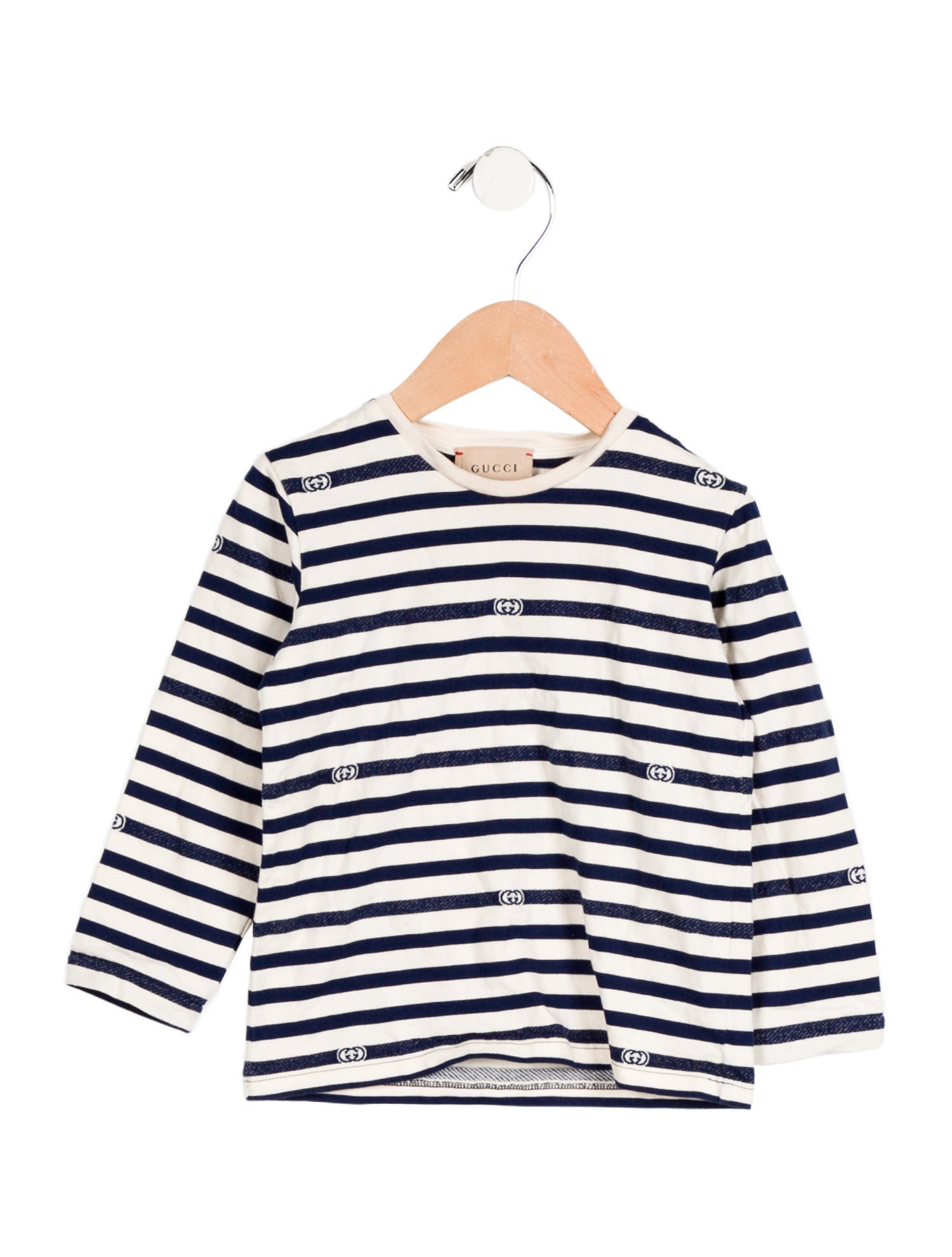 Gucci Striped Long Sleeve T Shirt