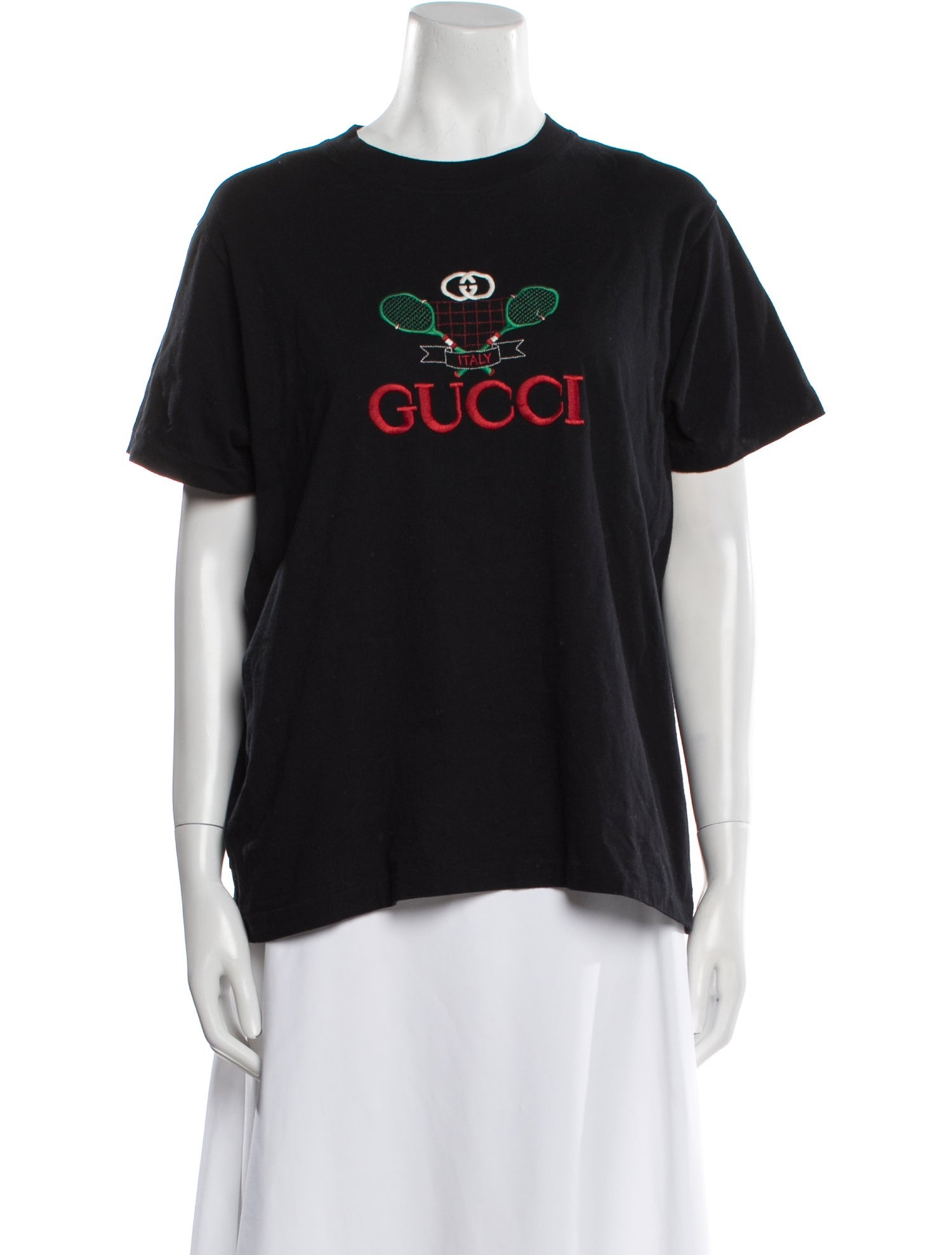 Gucci Graphic Print Crew Neck T-Shirt