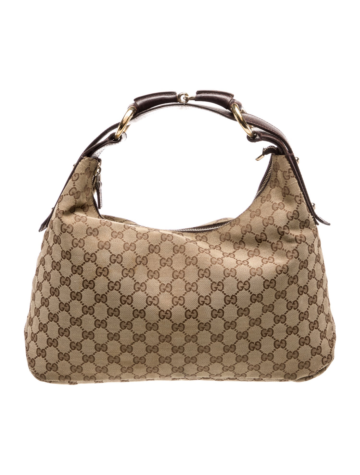 Gucci GG Canvas Horsebit Chain