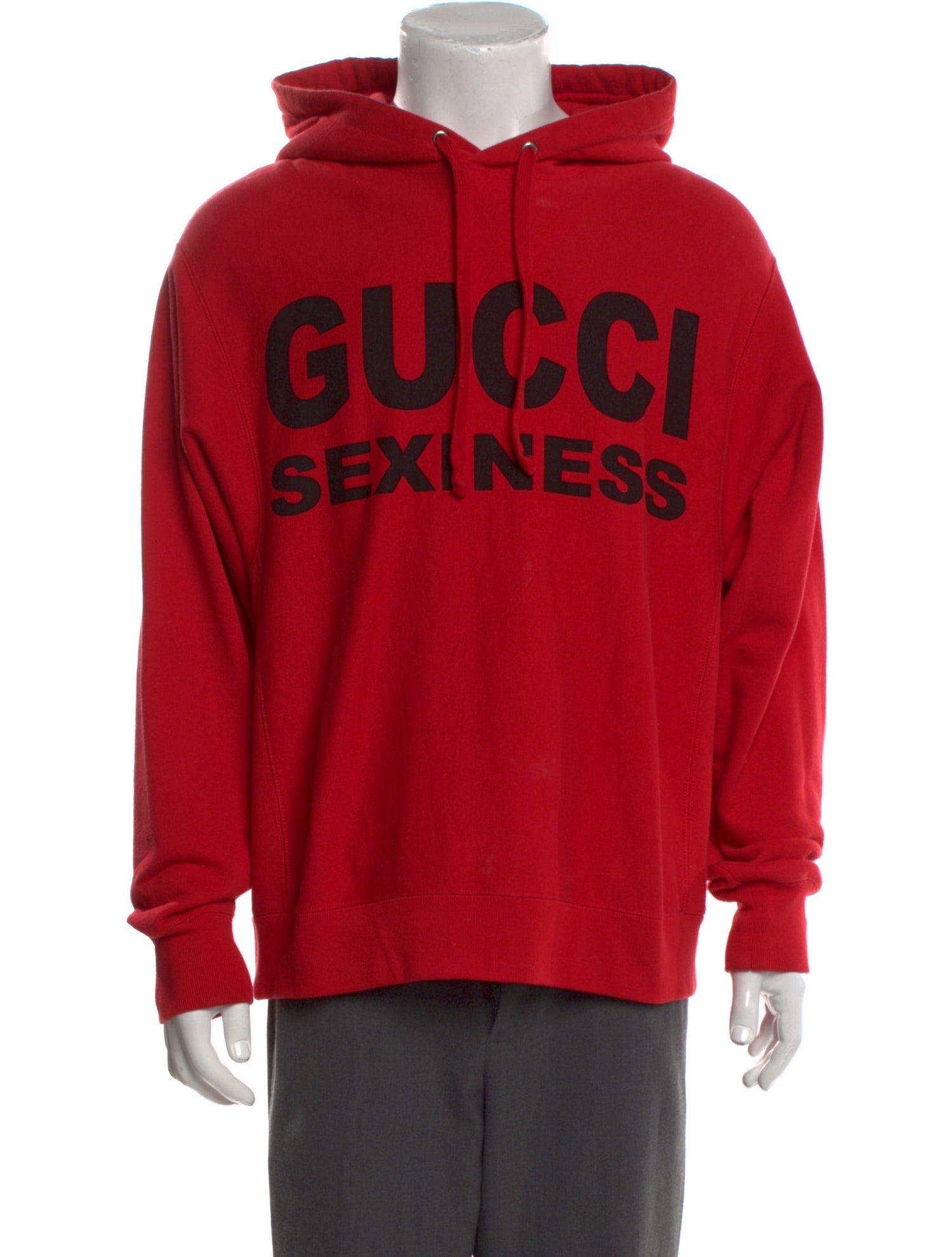 Gucci Graphic Print Crew Neck Hoodie