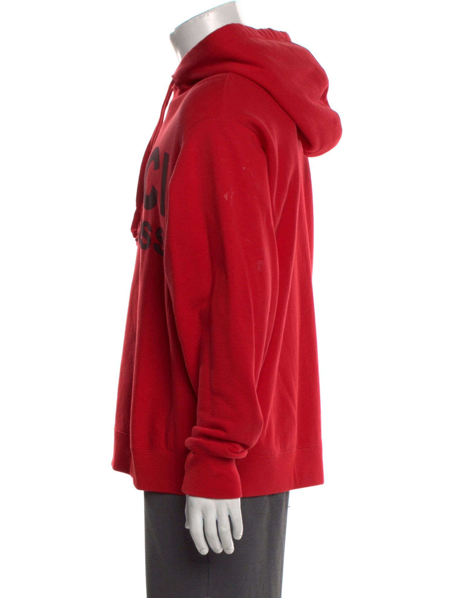 Gucci Graphic Print Crew Neck Hoodie