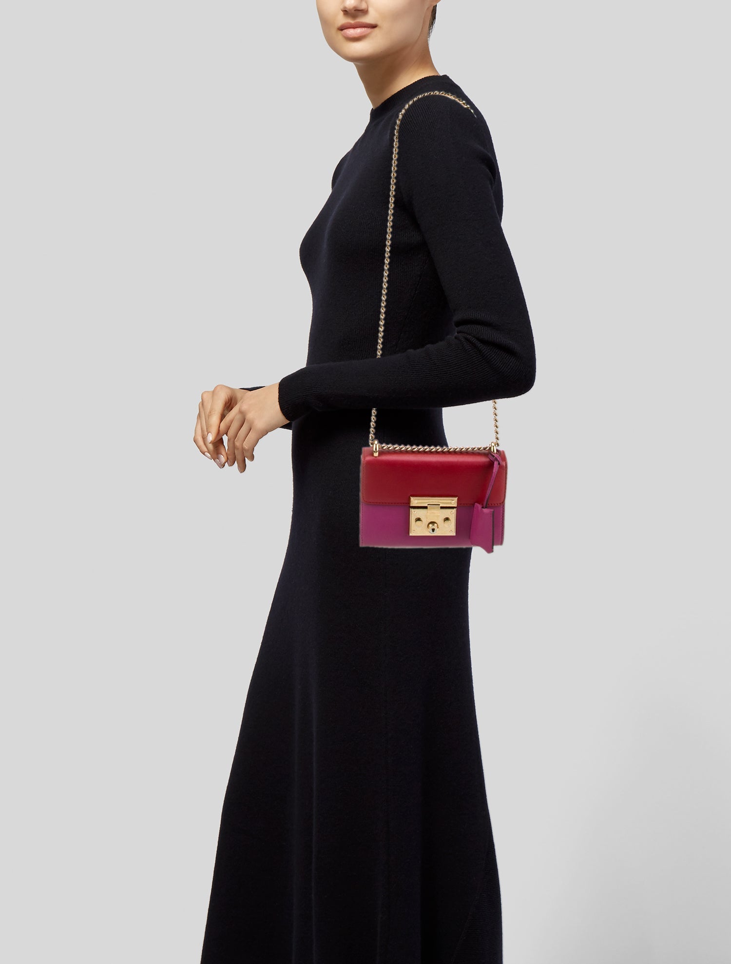 Gucci Leather Shoulder Bag