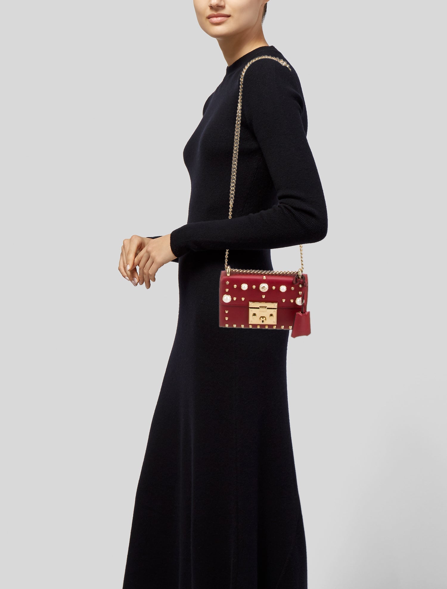 Gucci Leather Padlock