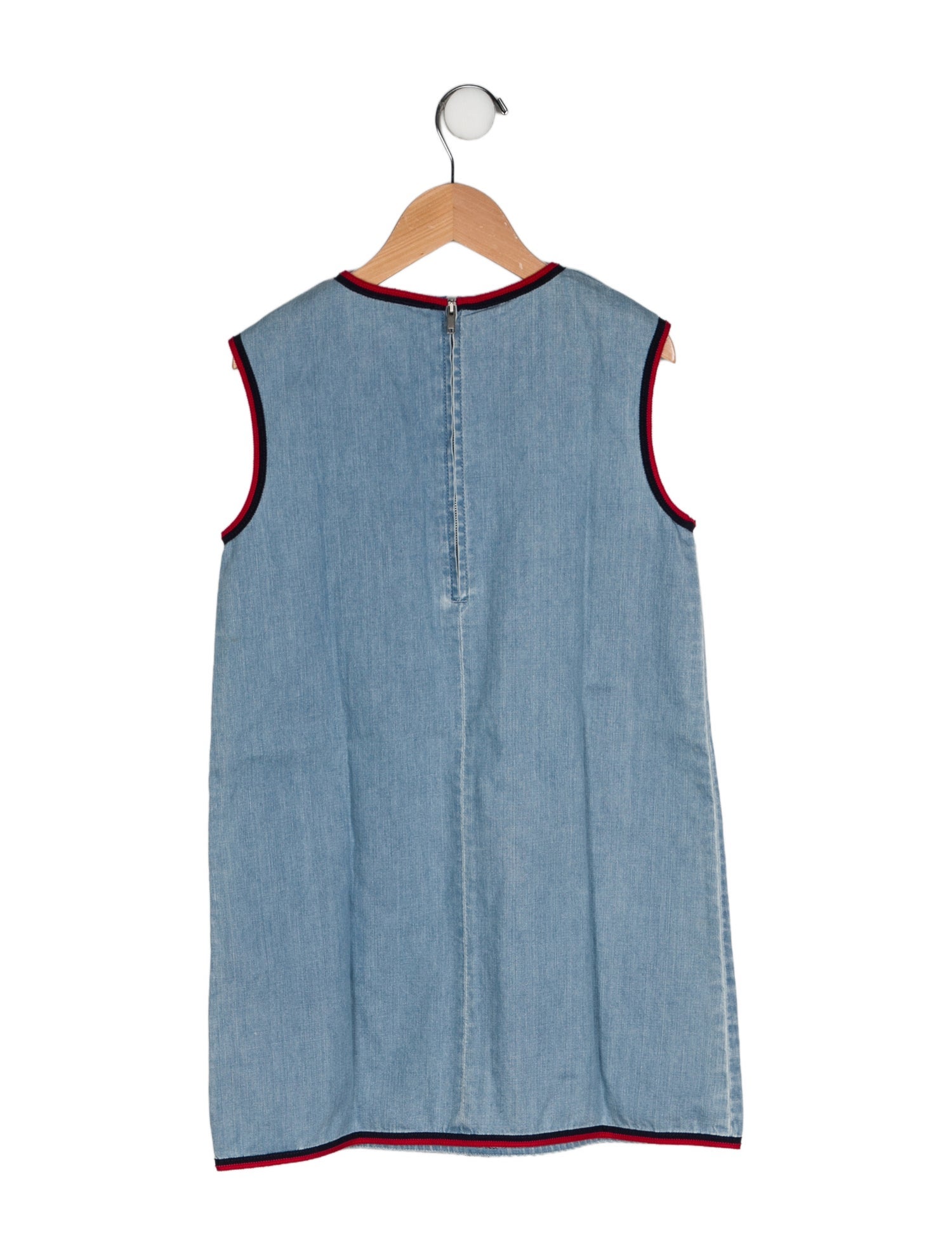 Gucci Kid's Denim Sleeveless Dress