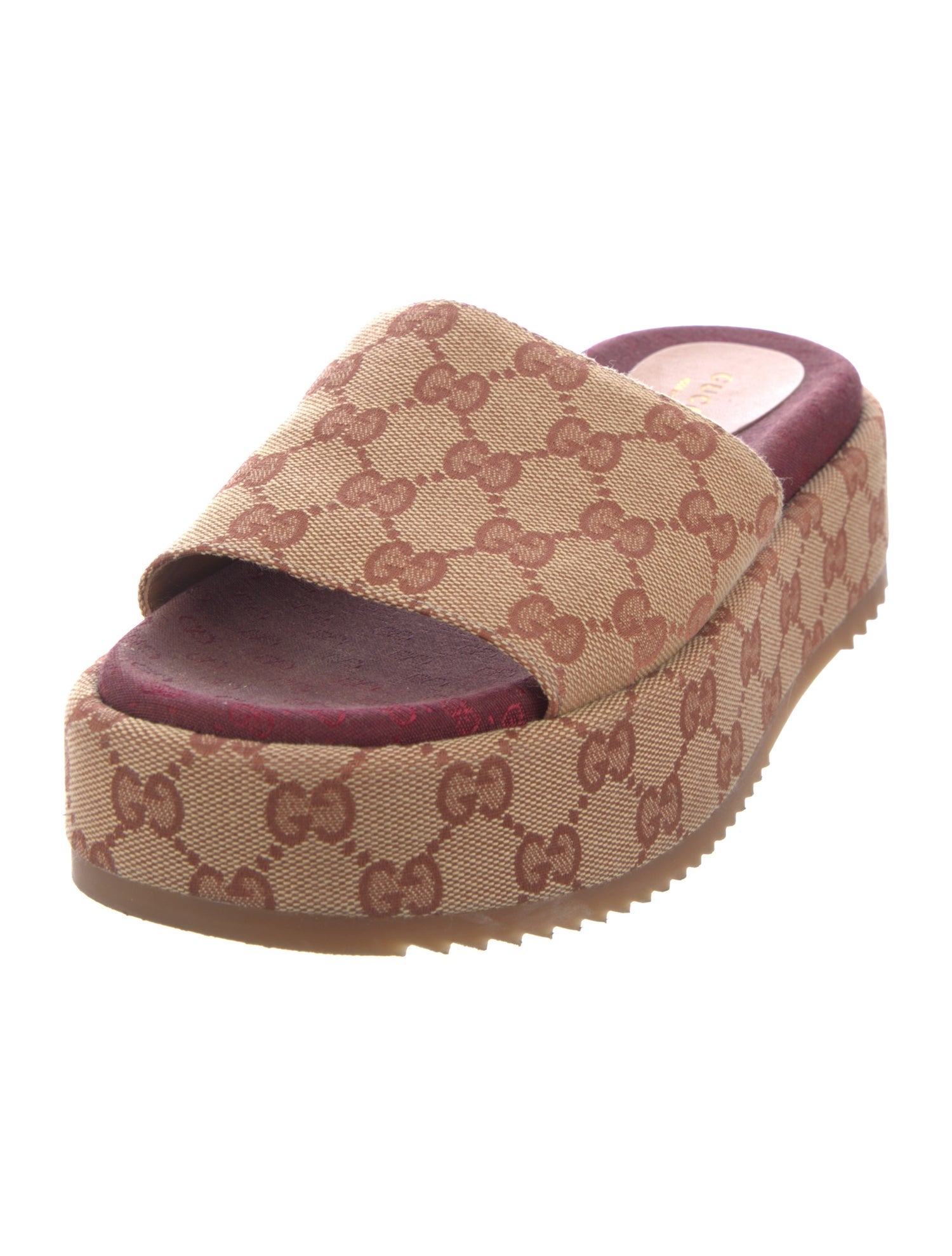 Gucci GG Canvas Canvas Slides