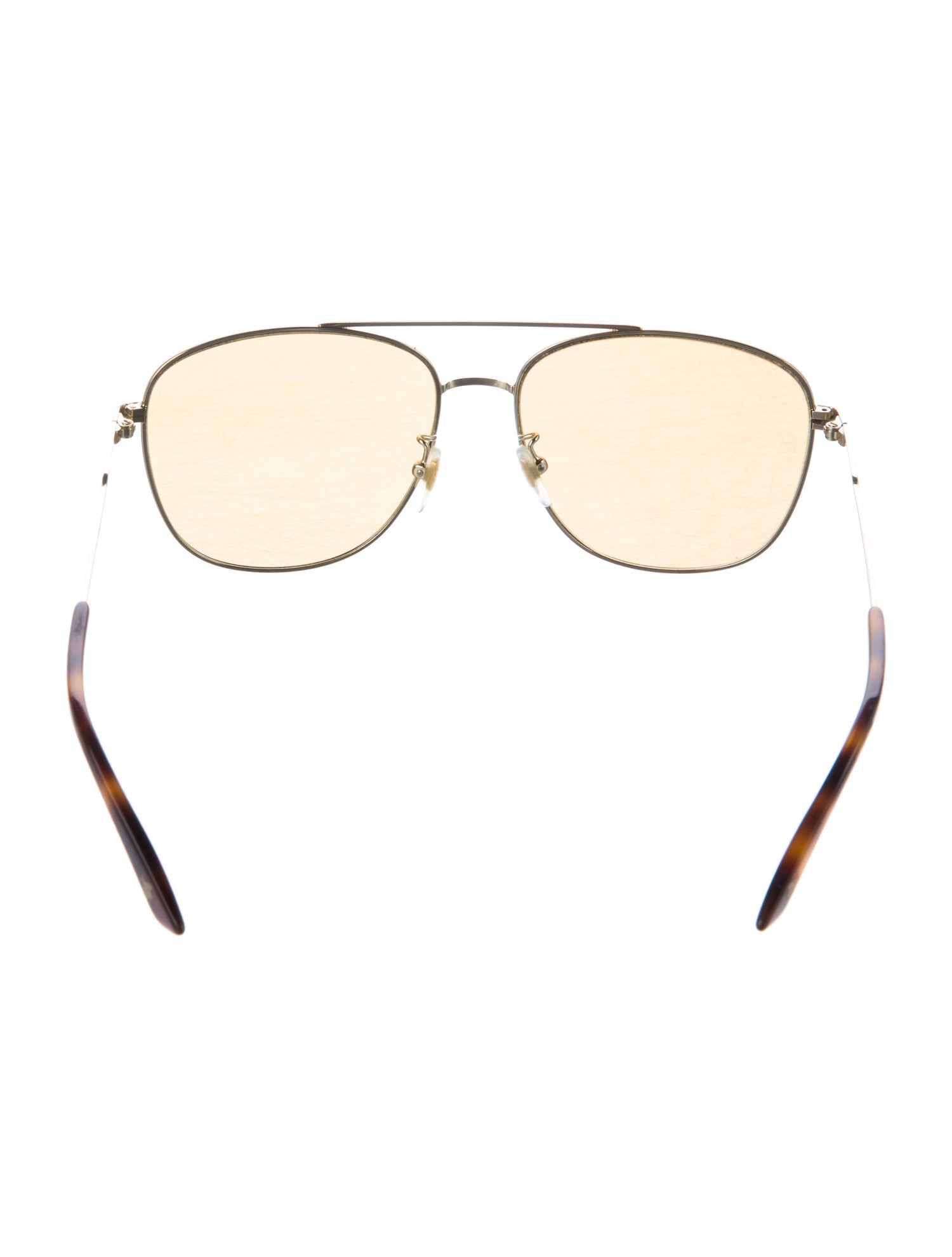 Gucci Web Accent Aviator Sunglasses