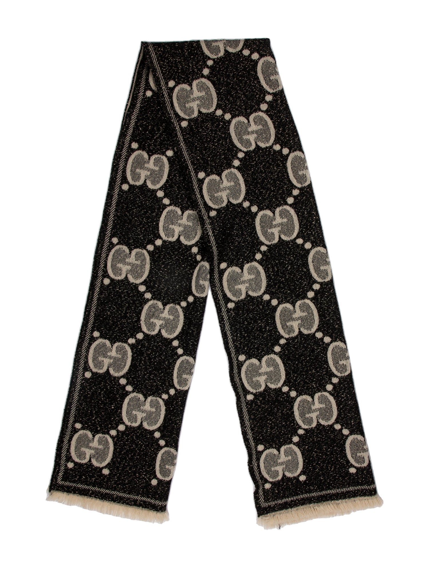 Gucci Wool Printed Scarf