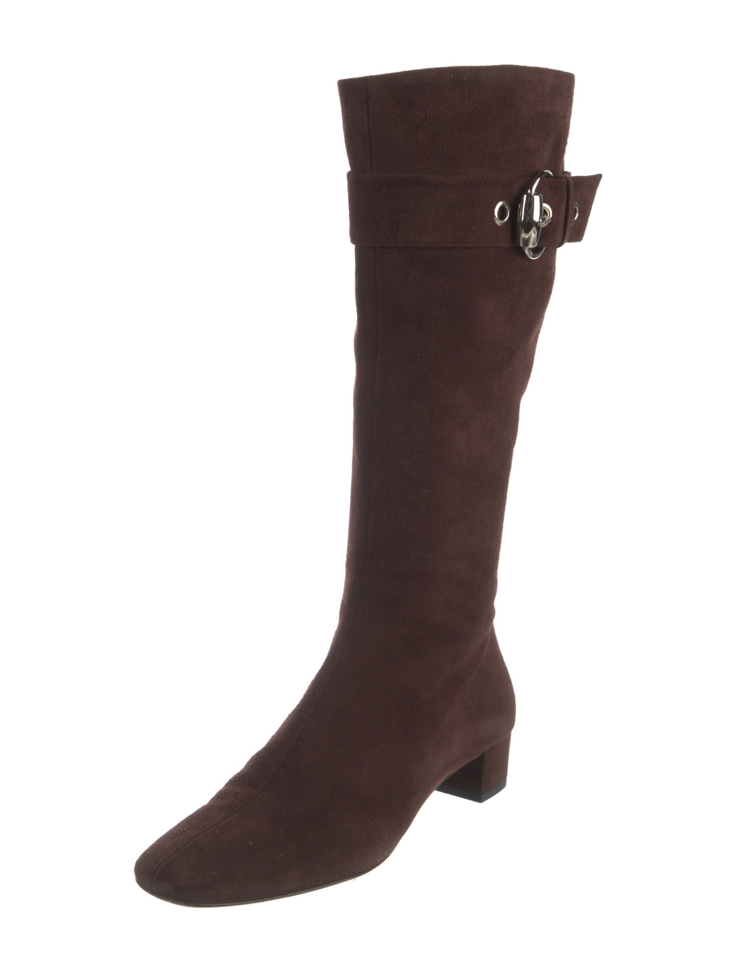 Gucci Suede Riding Boots