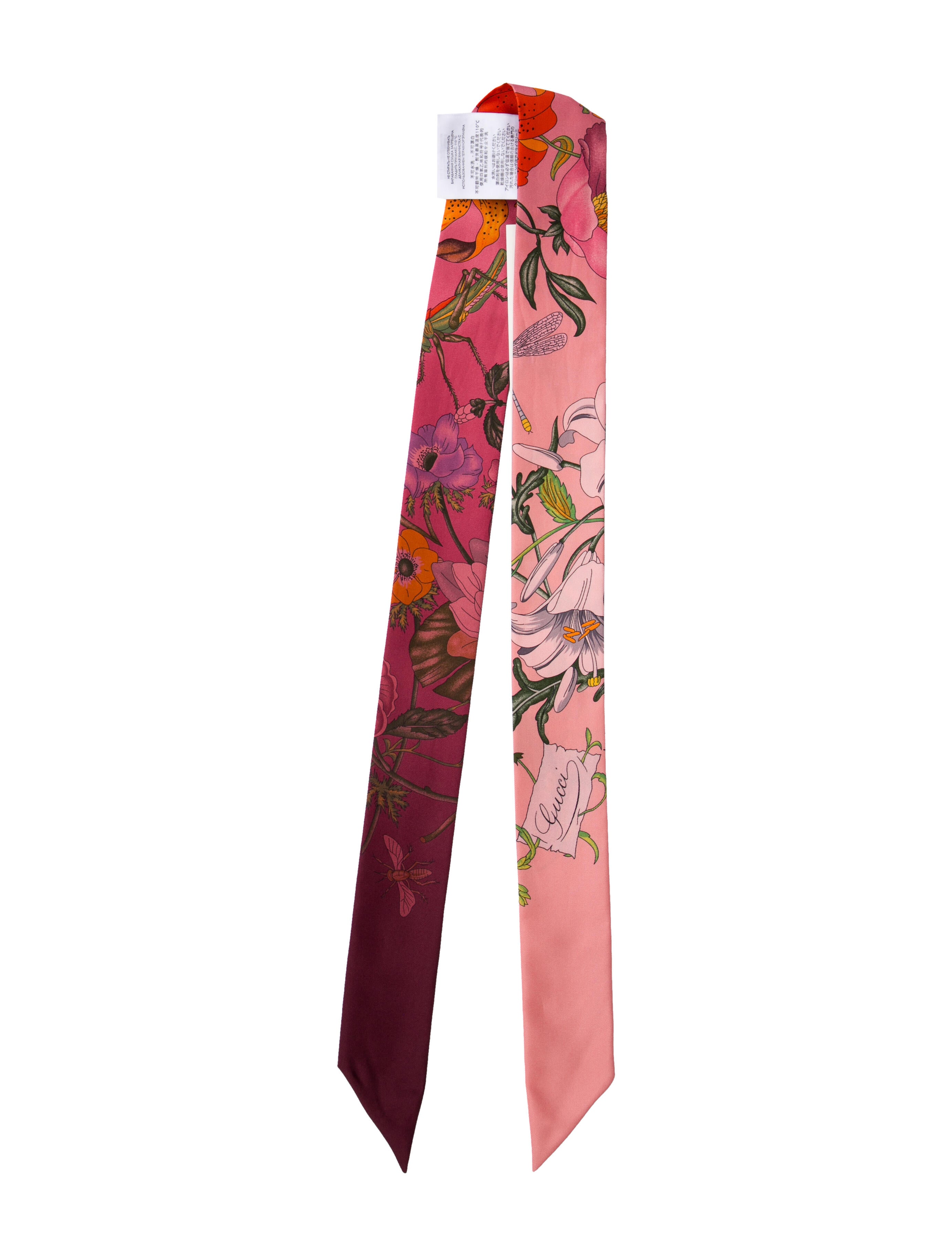 Gucci Silk Blooms Print Bandeau